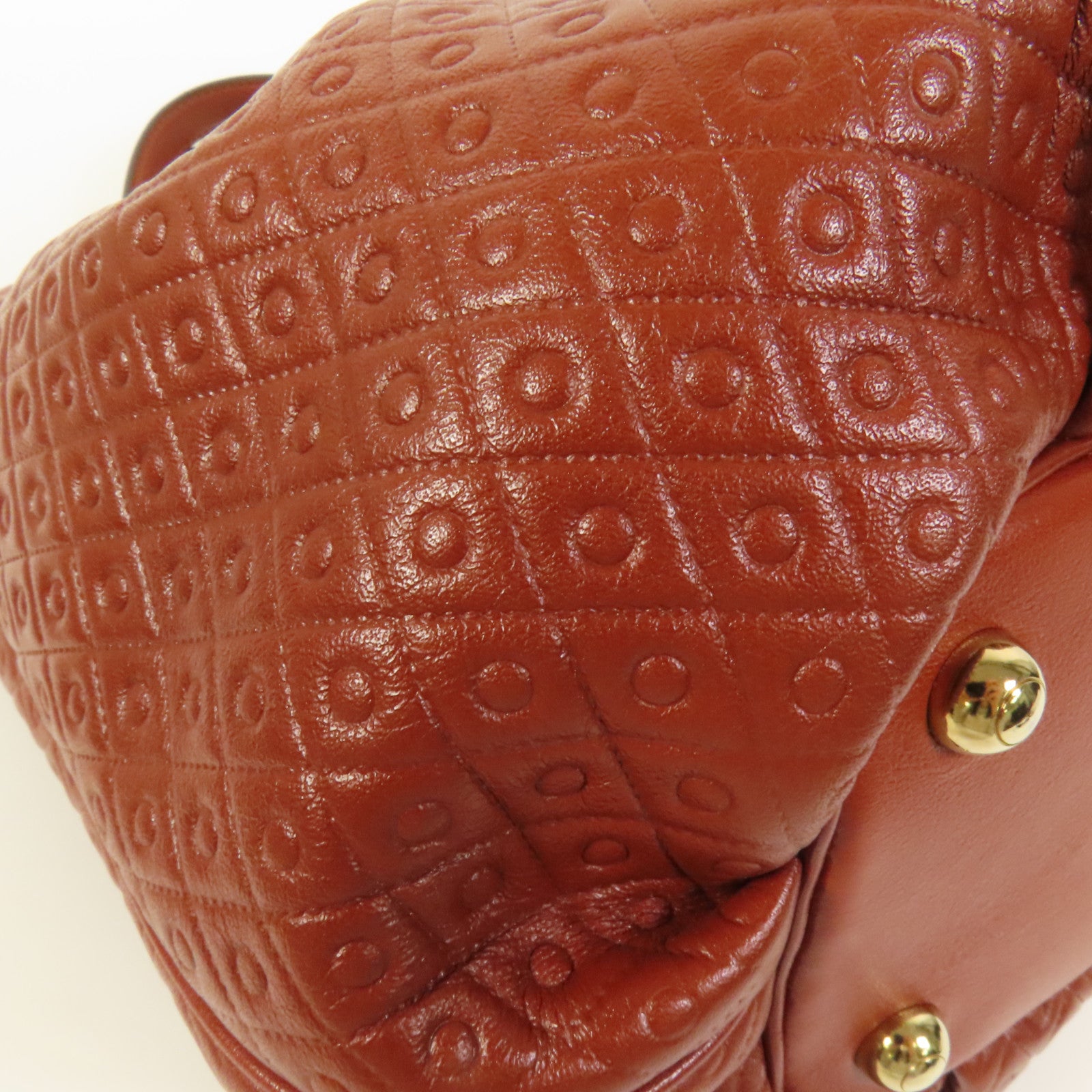 TOD'S 牛皮皮革Bucket Bag金扣手挽袋