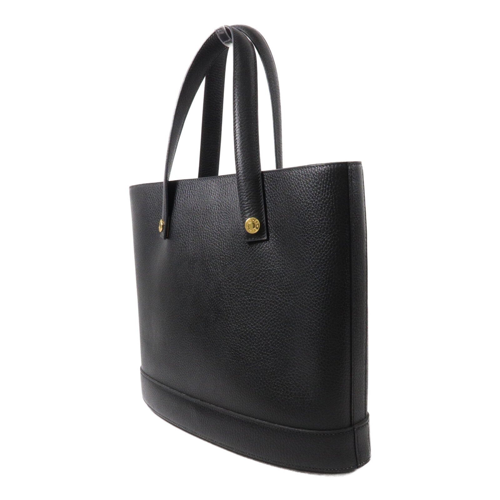 HERMES Fjord皮革Sorbonne Tote手挽袋Noir