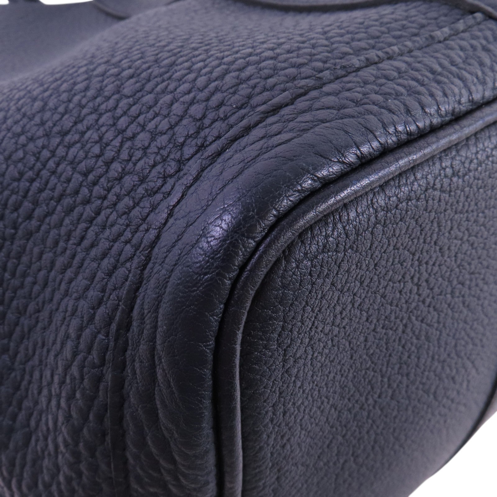 HERMES Negonda皮革Garden Party PM銀扣手挽袋