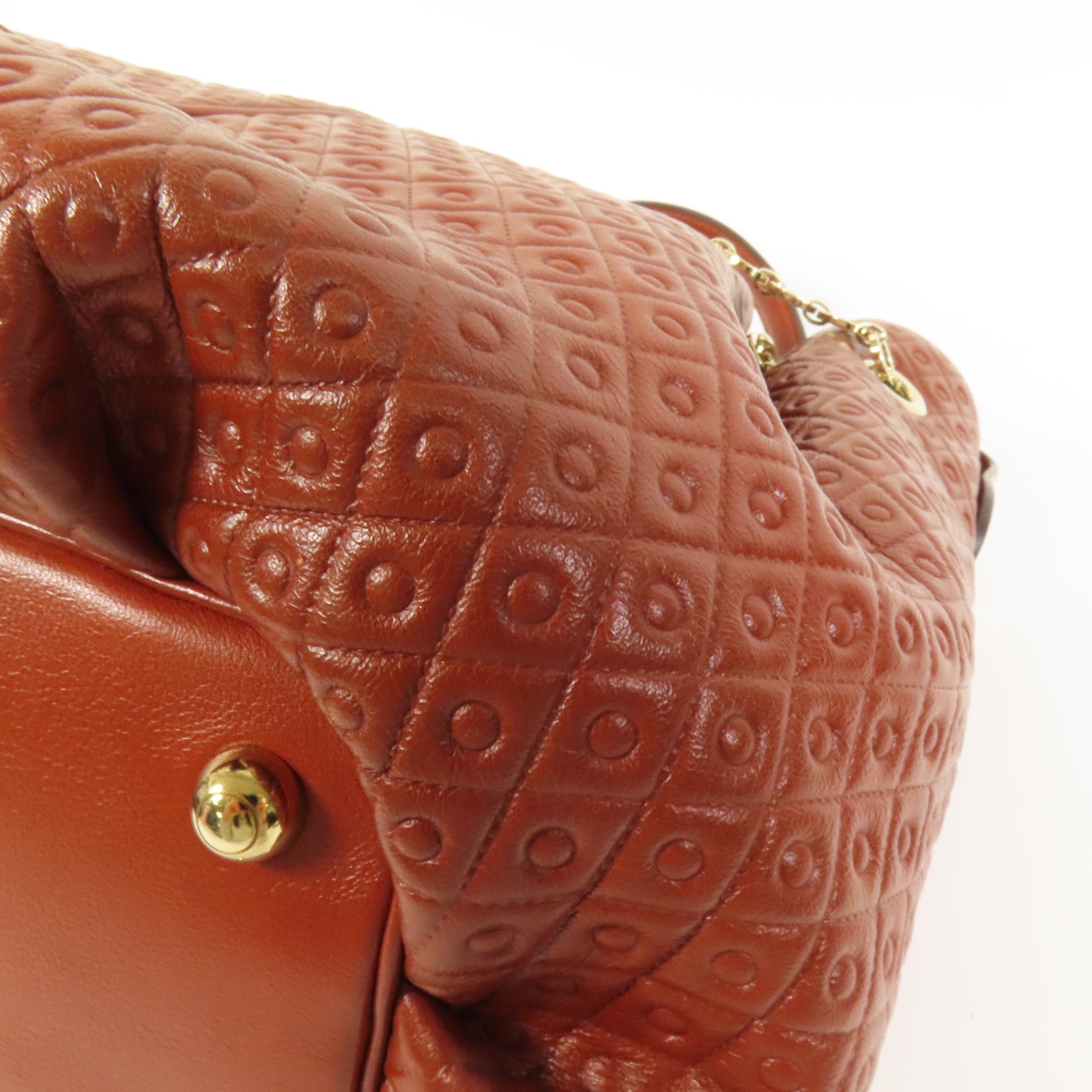 TOD'S 牛皮皮革Bucket Bag金扣手挽袋