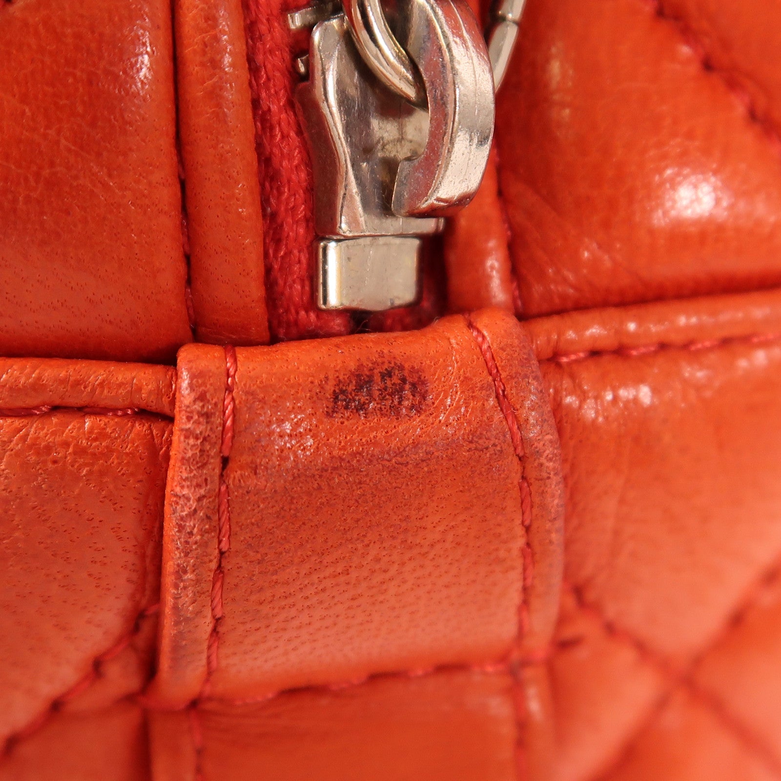 CHANEL 羊皮皮革Chain Shoulder銀扣鏈帶肩背袋