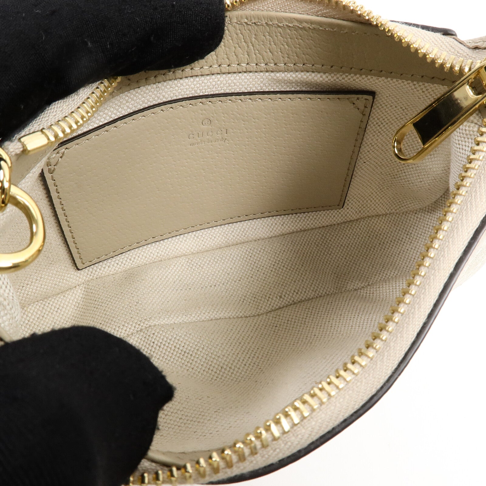 GUCCI 塗層帆布Ophidia Mini Bag鏈帶肩背袋
