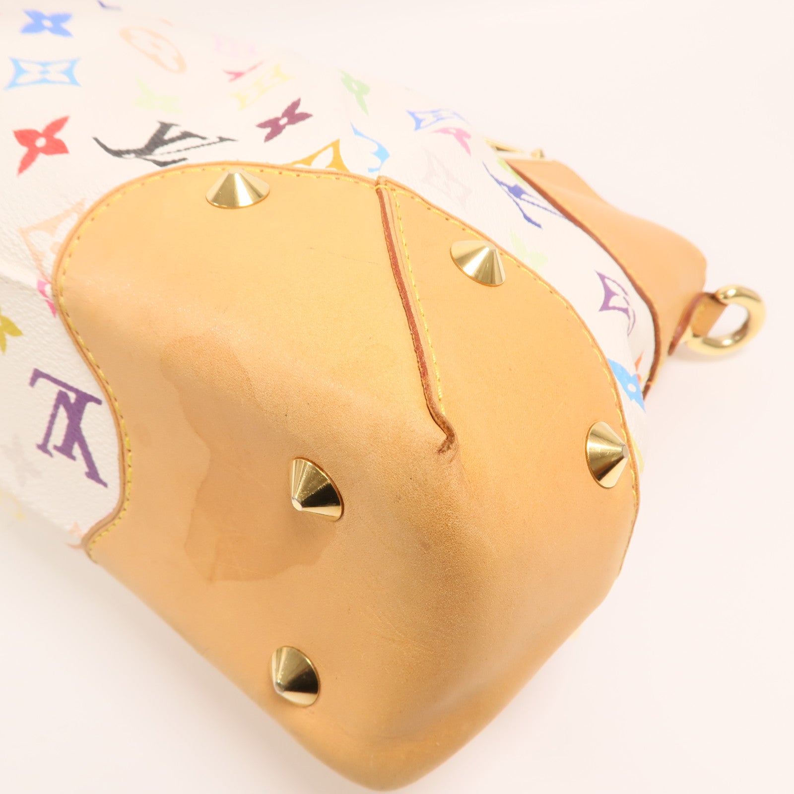 LOUIS VUITTON Monogram Multicolore Judy MM金扣鏈帶手挽肩背兩用袋