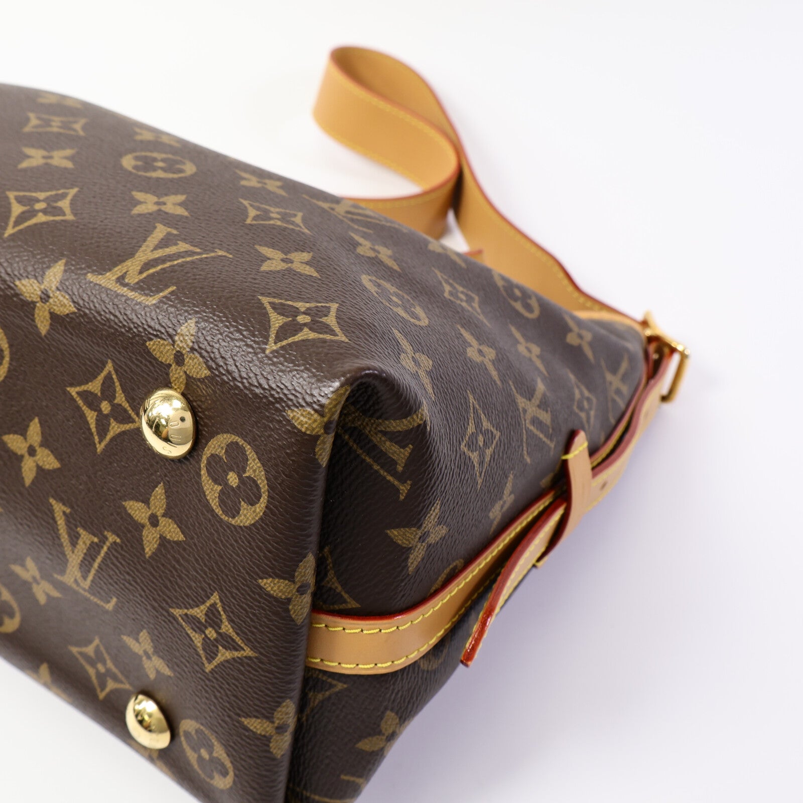 LOUIS VUITTON Monogram CarryAll PM金扣肩背袋