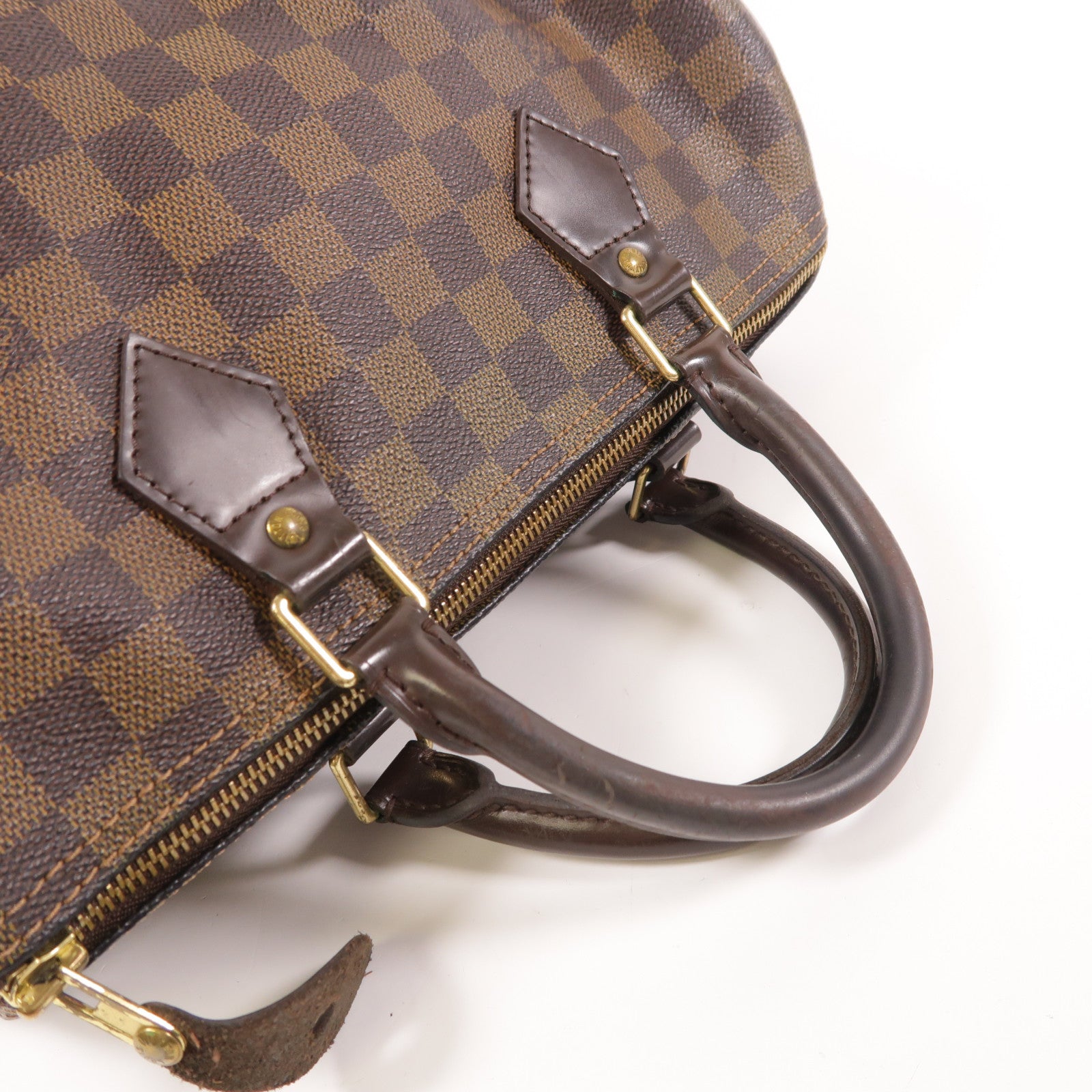 LOUIS VUITTON LV GHW Speedy 30 Handbag Damier M41531 Brown