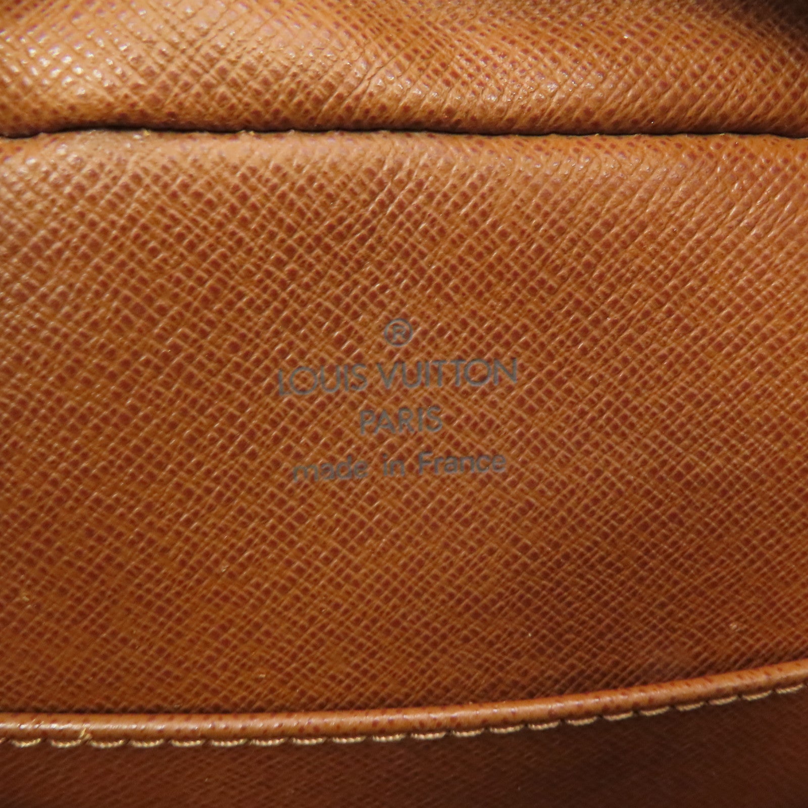 LOUIS VUITTON Monogram Cite MM金扣肩背袋棕色