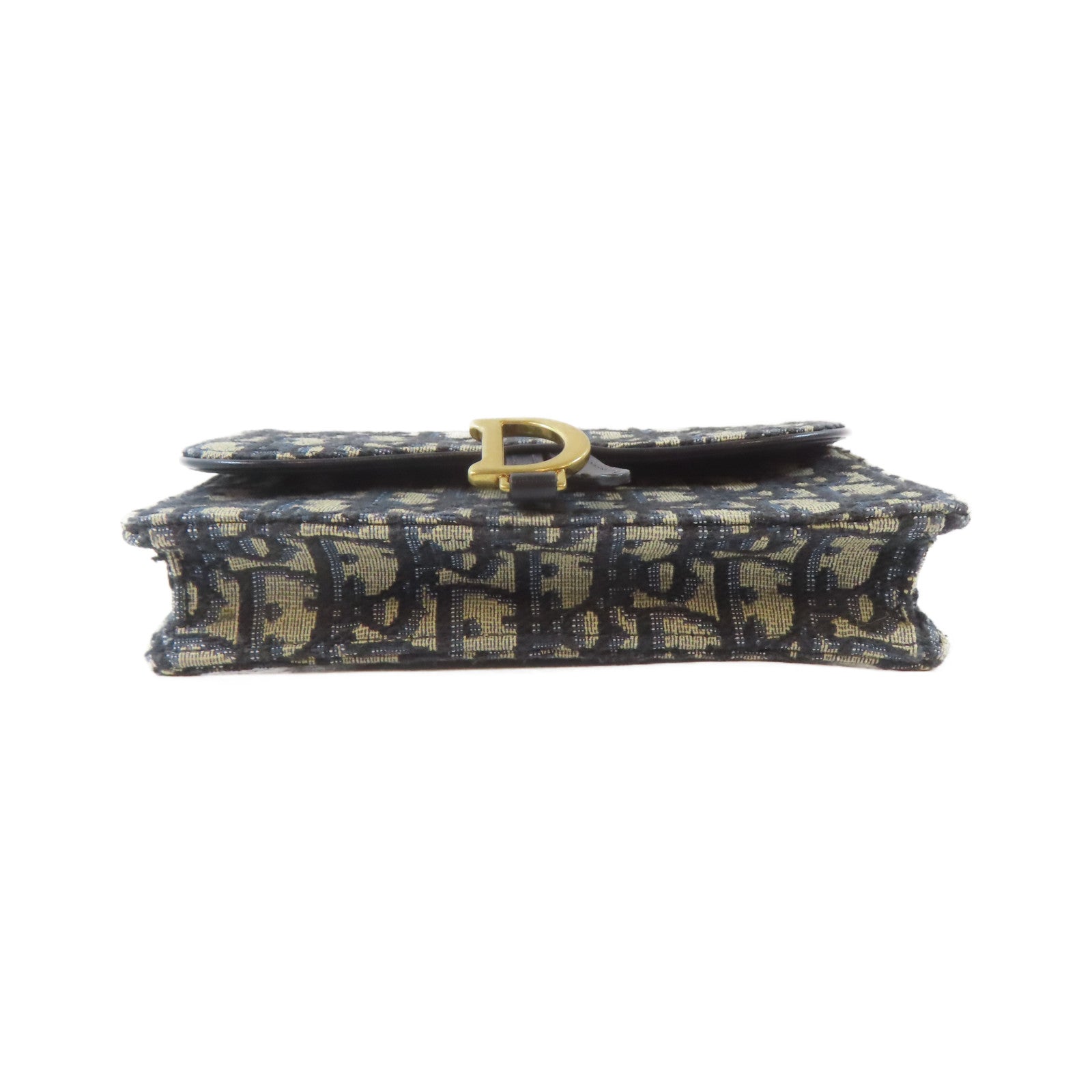 Dior 帆布Waist Bag金扣腰包藍色