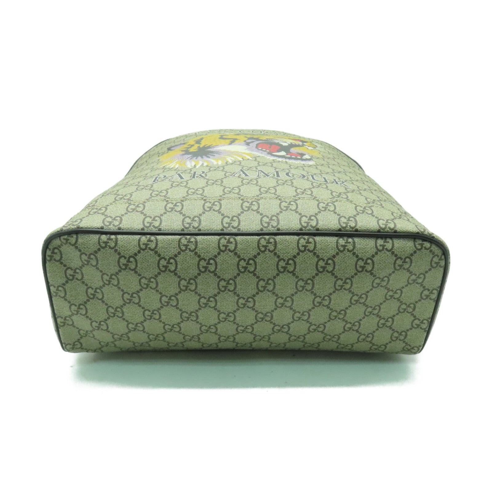 GUCCI 【激減優惠】塗層帆布Backpack金扣背包棕色