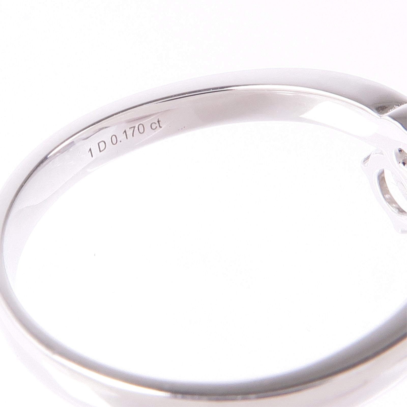 JEWELRY 【激減優惠】18K白金Diamond Ring鑽石戒指US#6