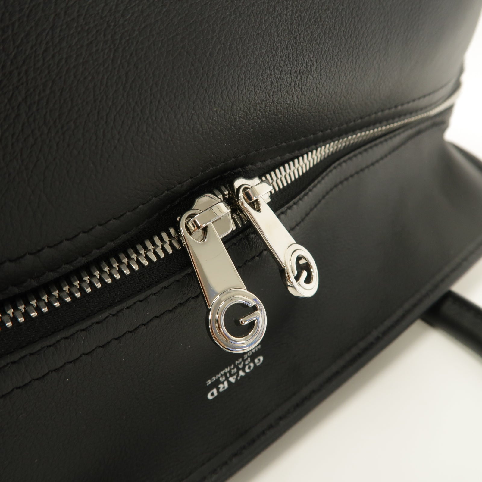 GOYARD 塗層帆布Bourgogne銀扣肩背袋啡色