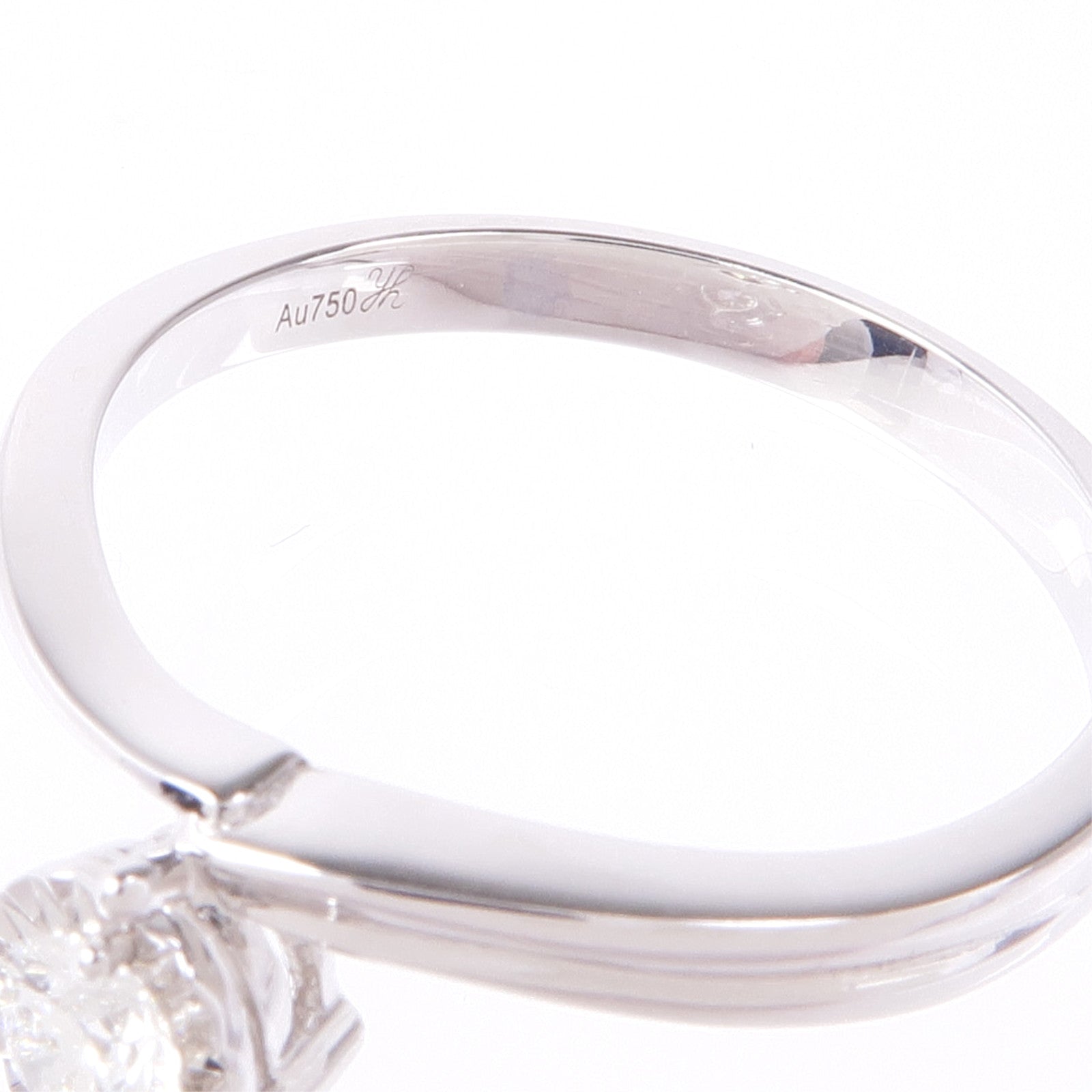 JEWELRY 【激減優惠】18K白金Diamond Ring鑽石戒指US#6