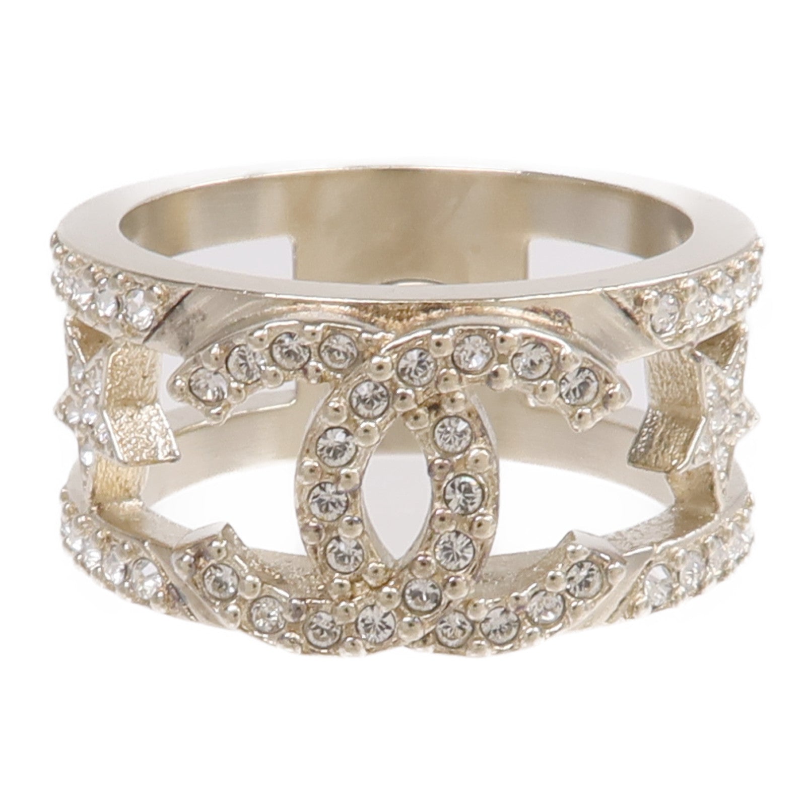 CHANEL 金屬Ring戒指US#7