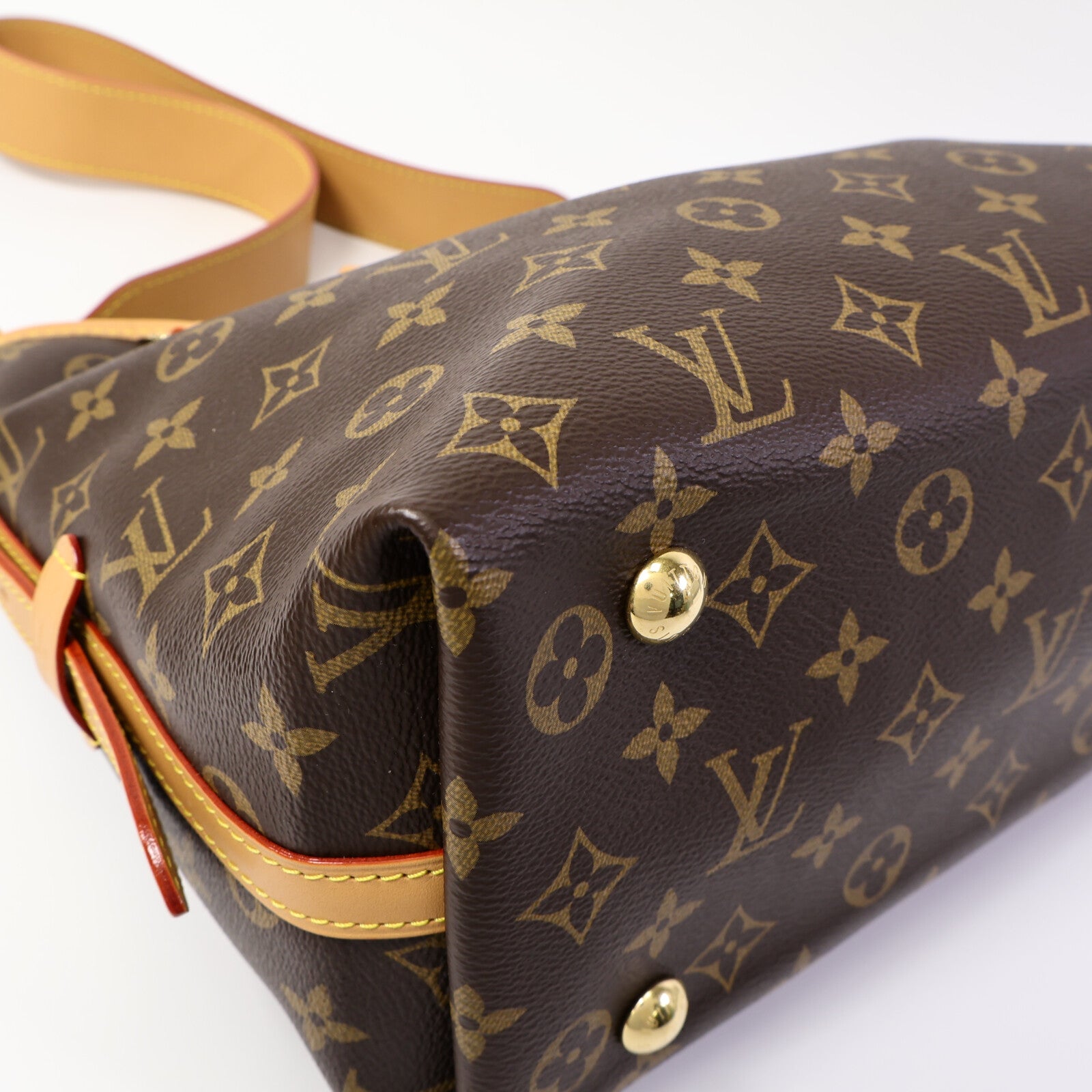LOUIS VUITTON Monogram CarryAll PM金扣肩背袋