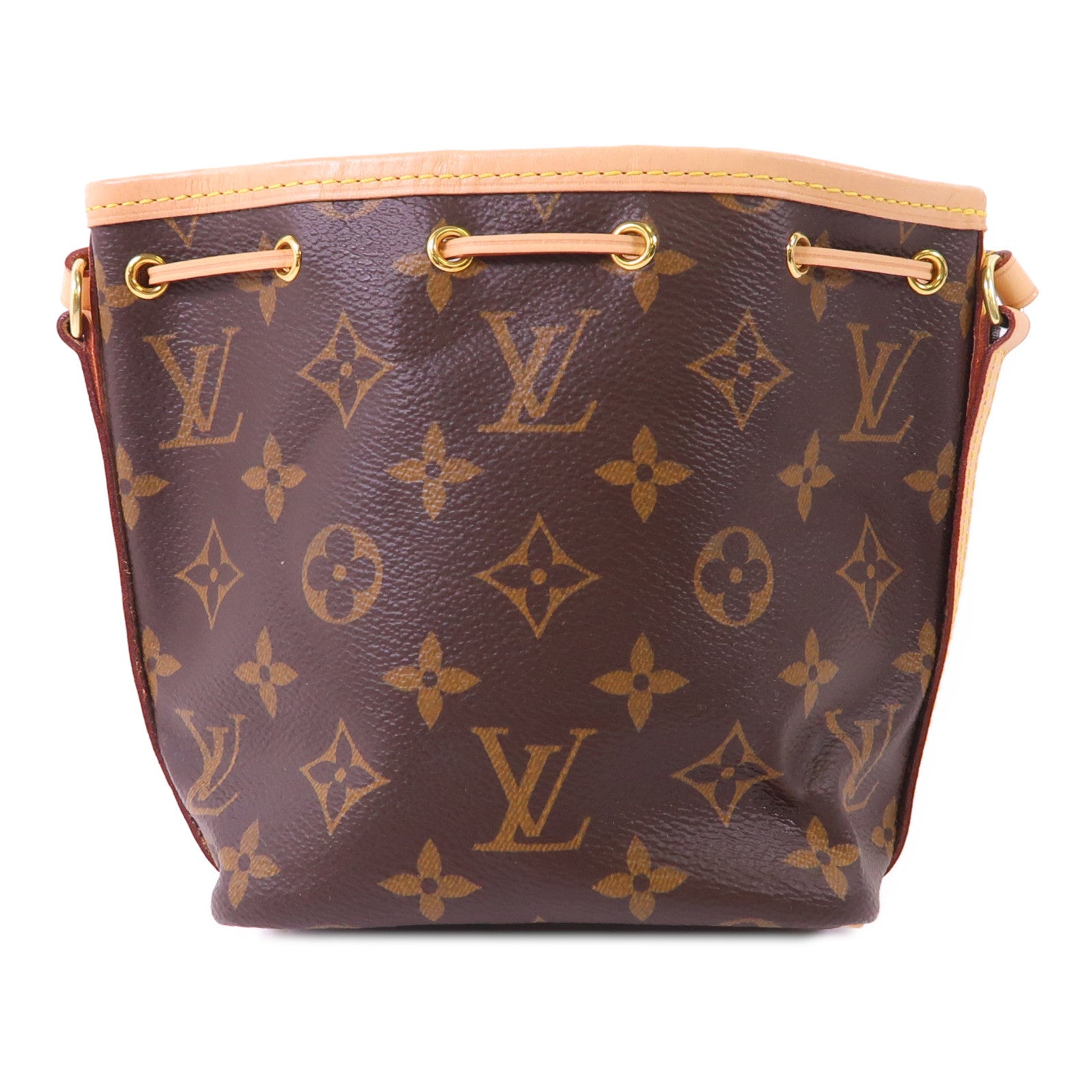 LOUIS VUITTON Monogram Nano Noe金扣肩背袋