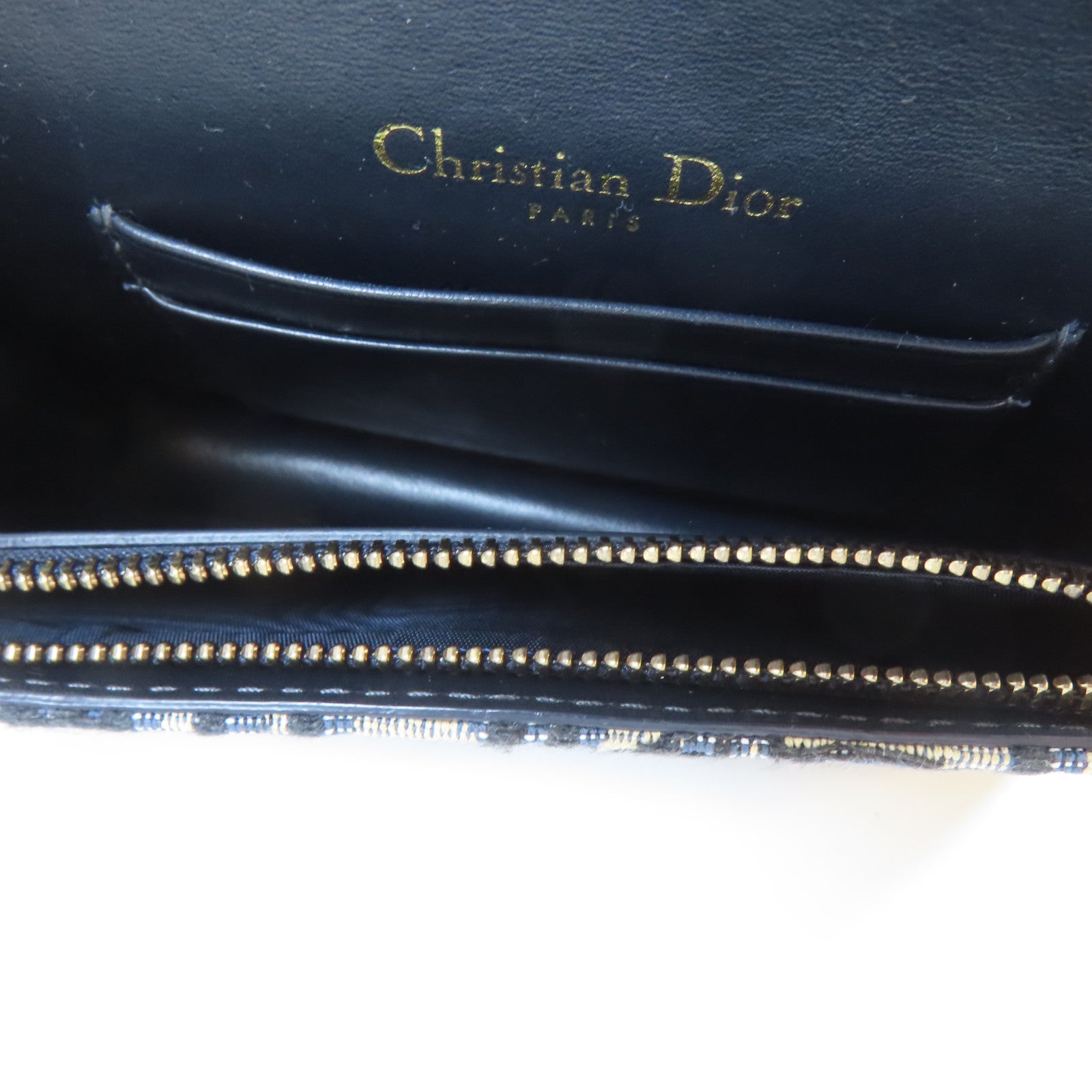 Dior 帆布Waist Bag金扣腰包藍色
