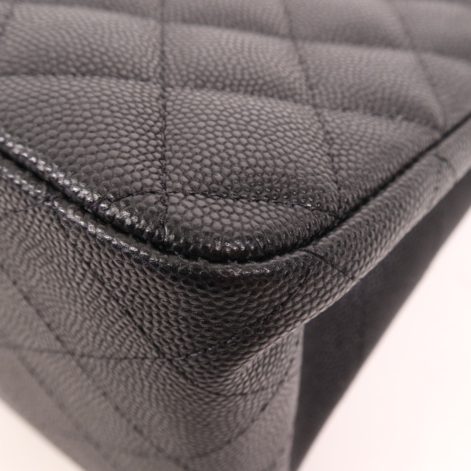 CHANEL 牛皮皮革Seasonal Mini Tote金扣鏈帶肩背袋