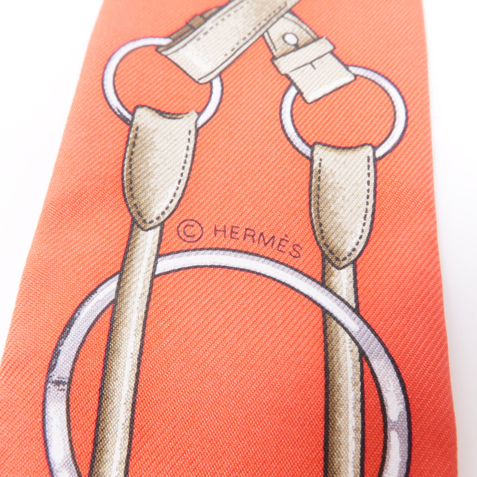 HERMES 絲質Twilly絲巾