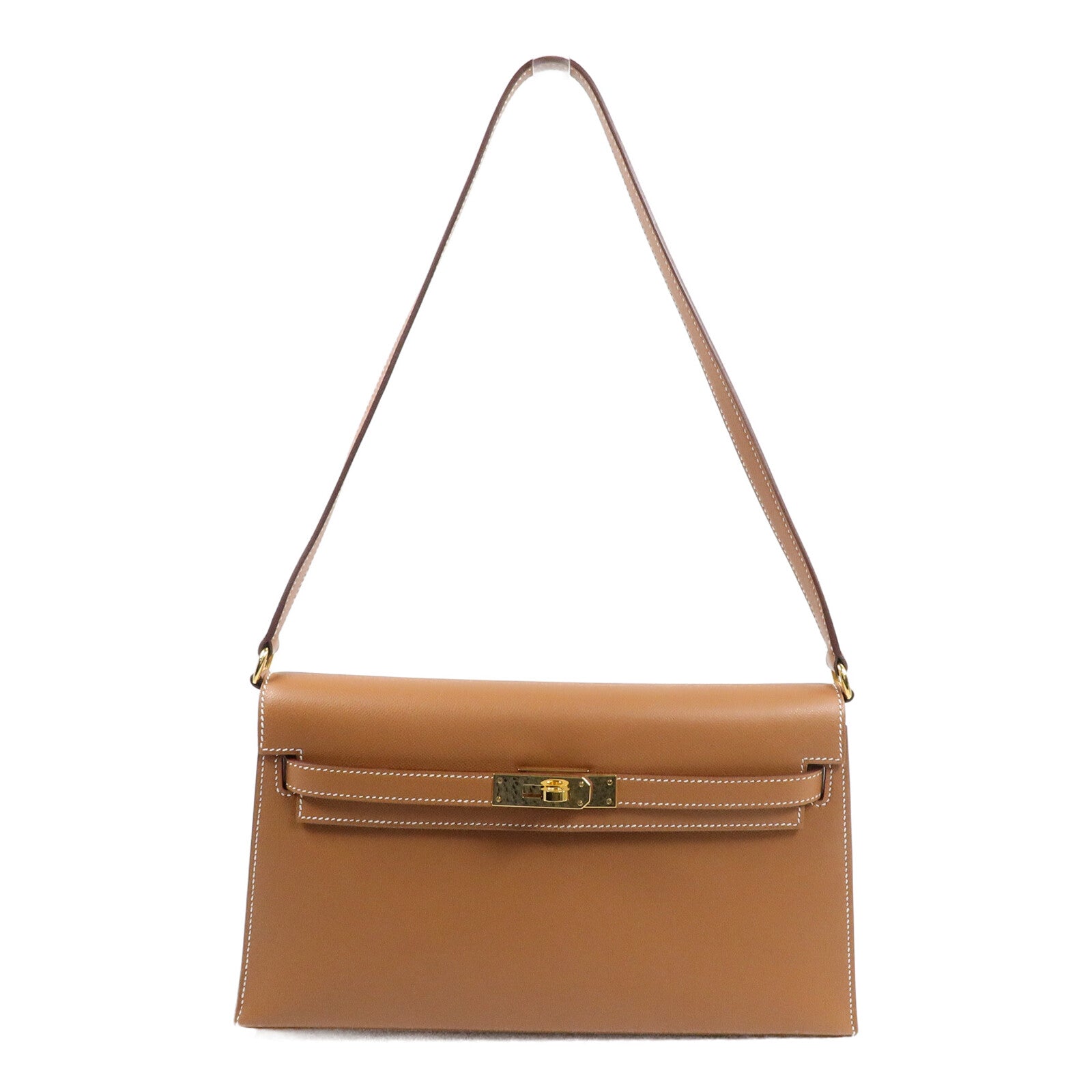 HERMES MadameKelly Elan肩背袋Gold