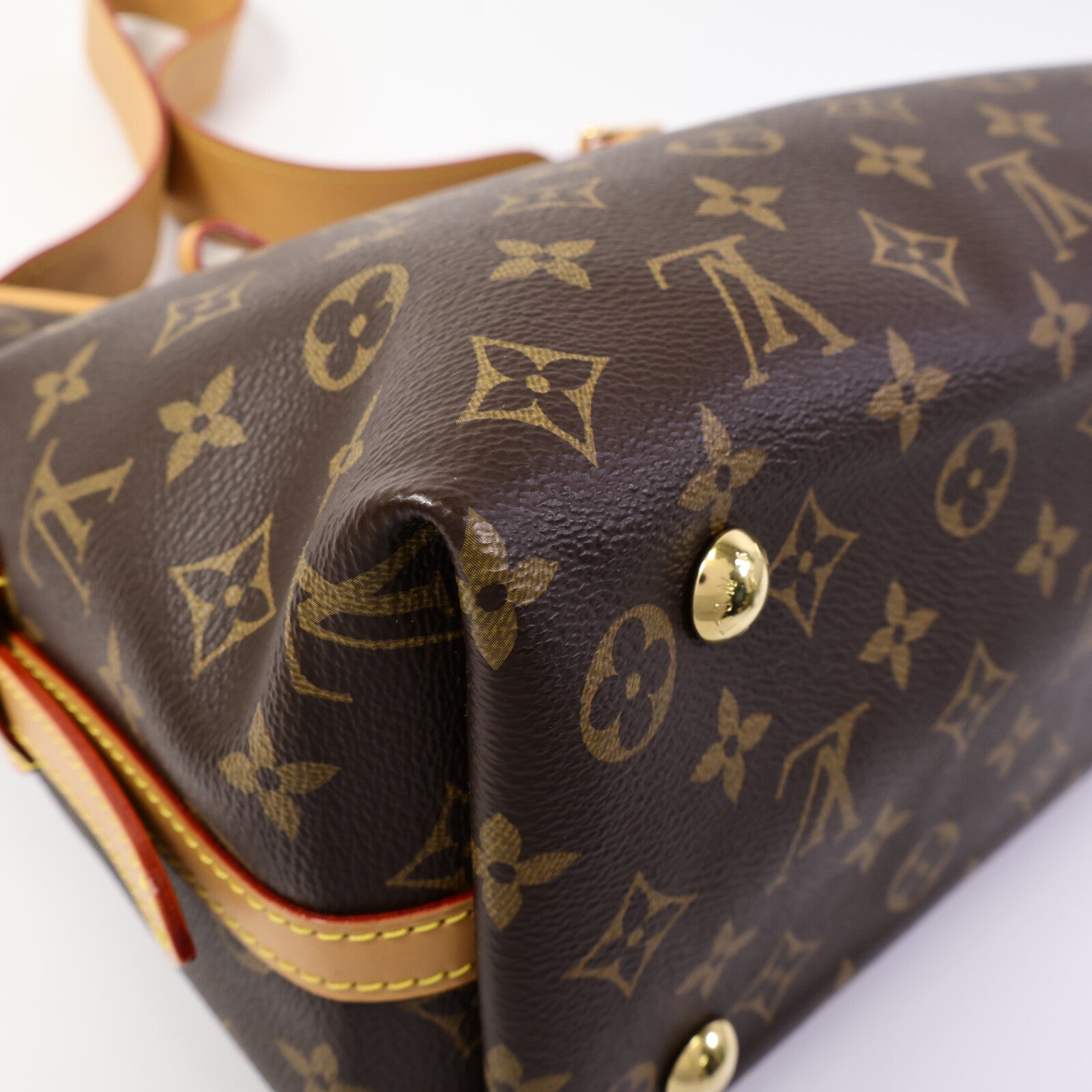 LOUIS VUITTON Monogram CarryAll PM金扣肩背袋