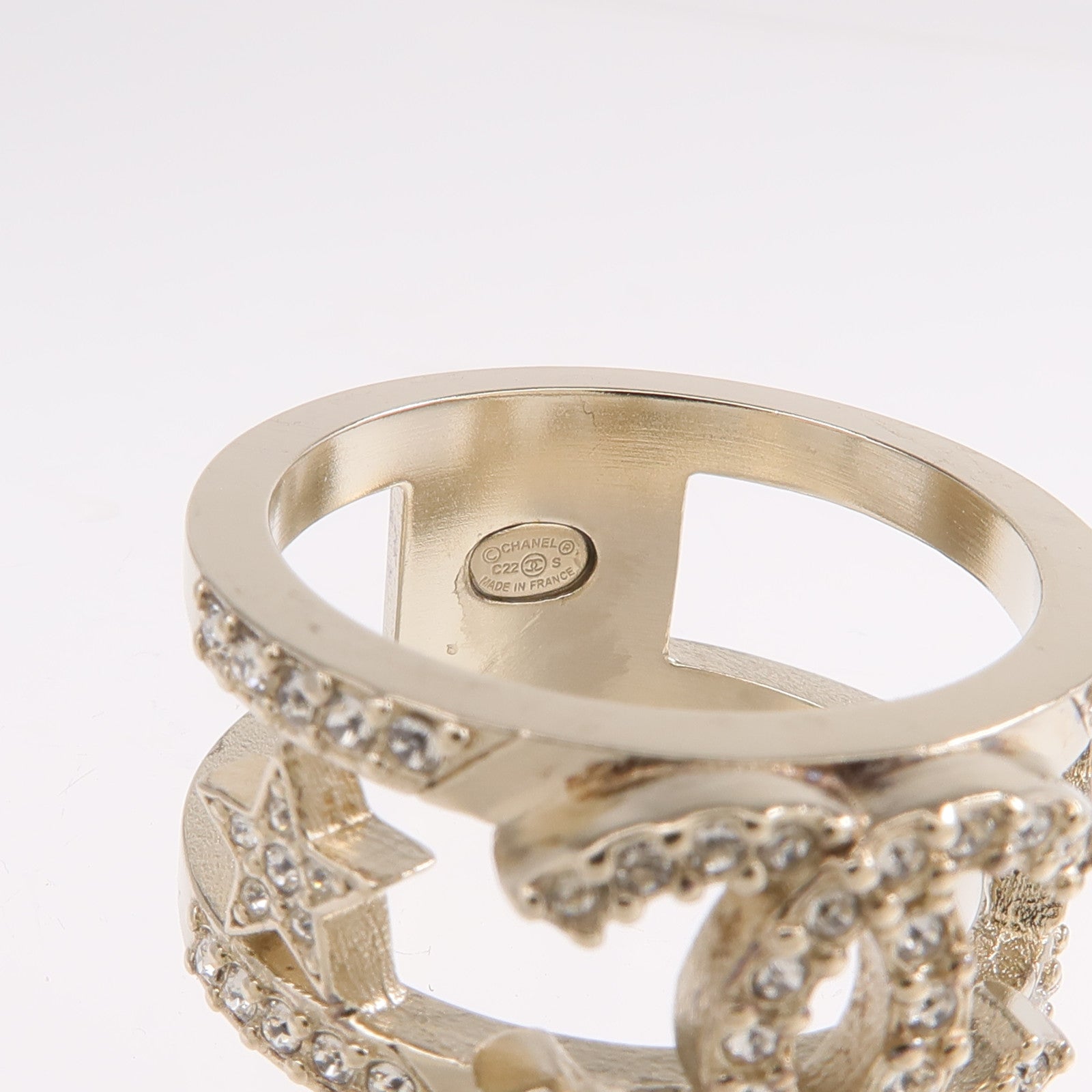 CHANEL 金屬Ring戒指US#7