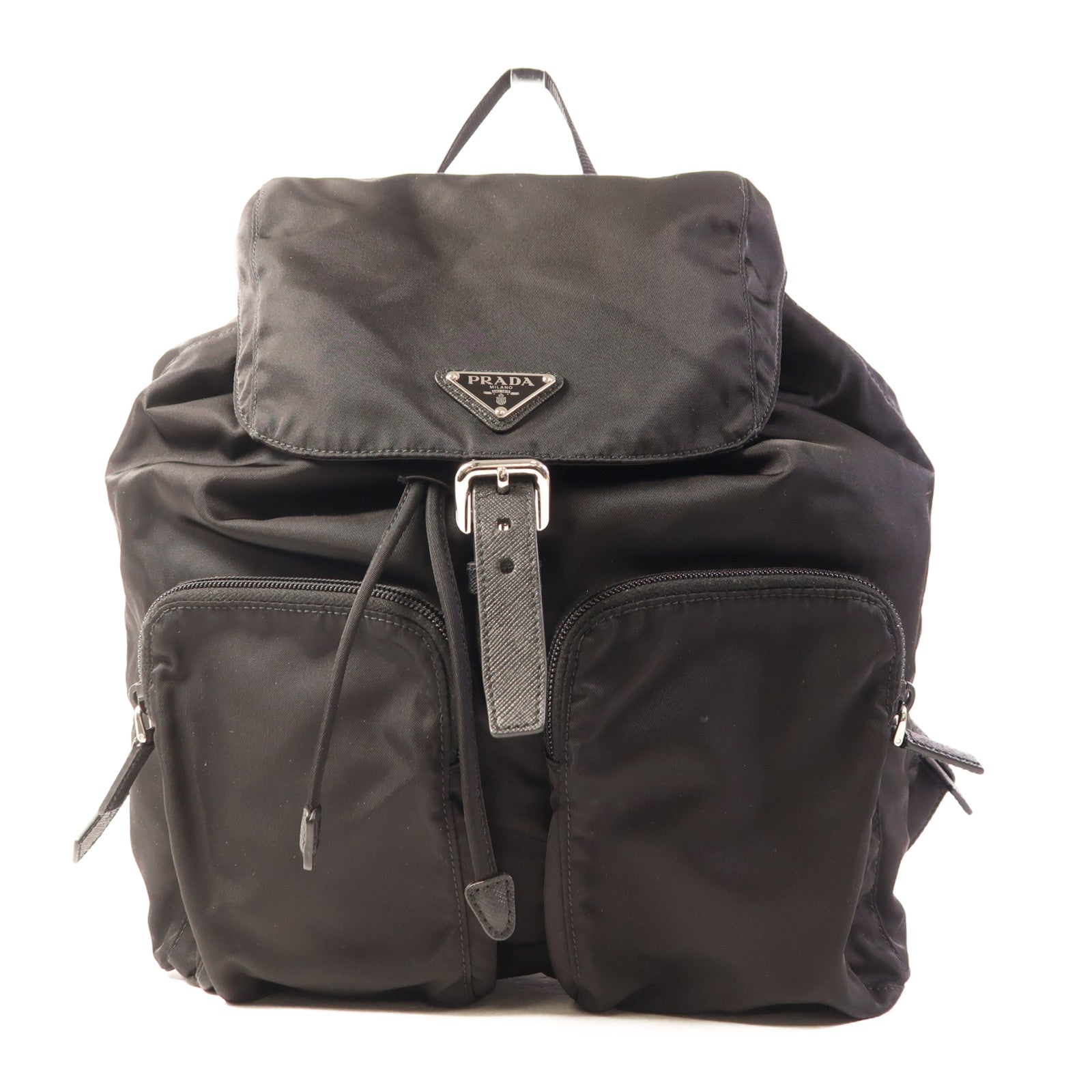 PRADA【激減優惠】 尼龍Backpack銀扣背包