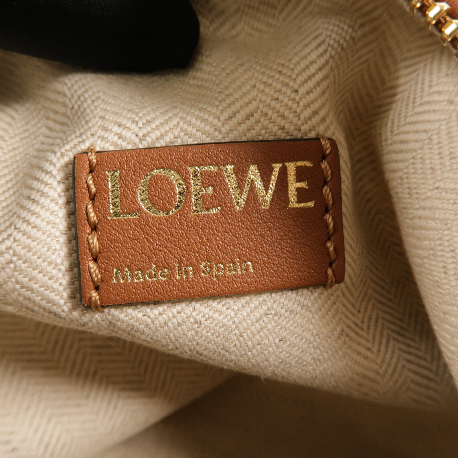 LOEWE 帆布Small Cubi手挽袋