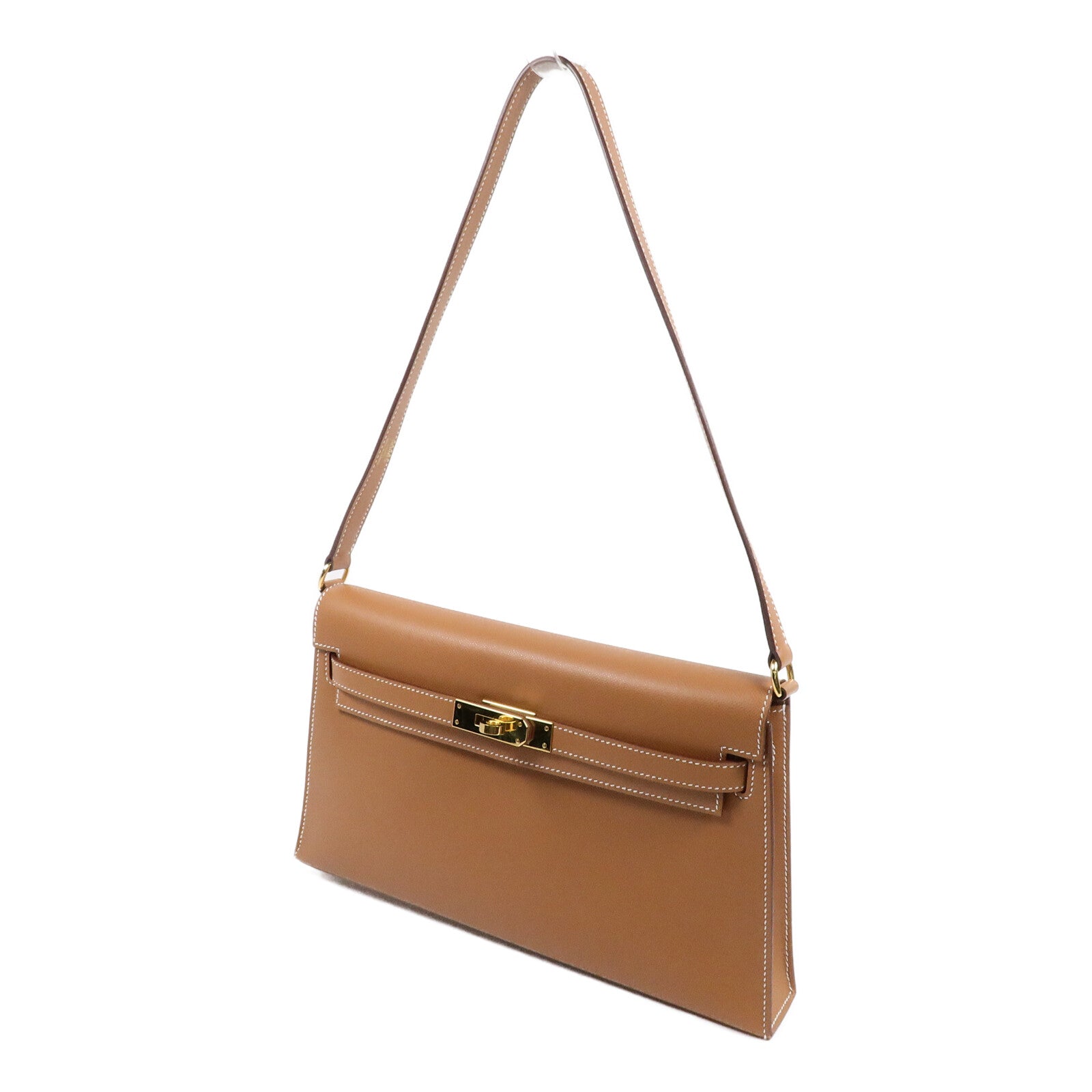 HERMES MadameKelly Elan肩背袋Gold