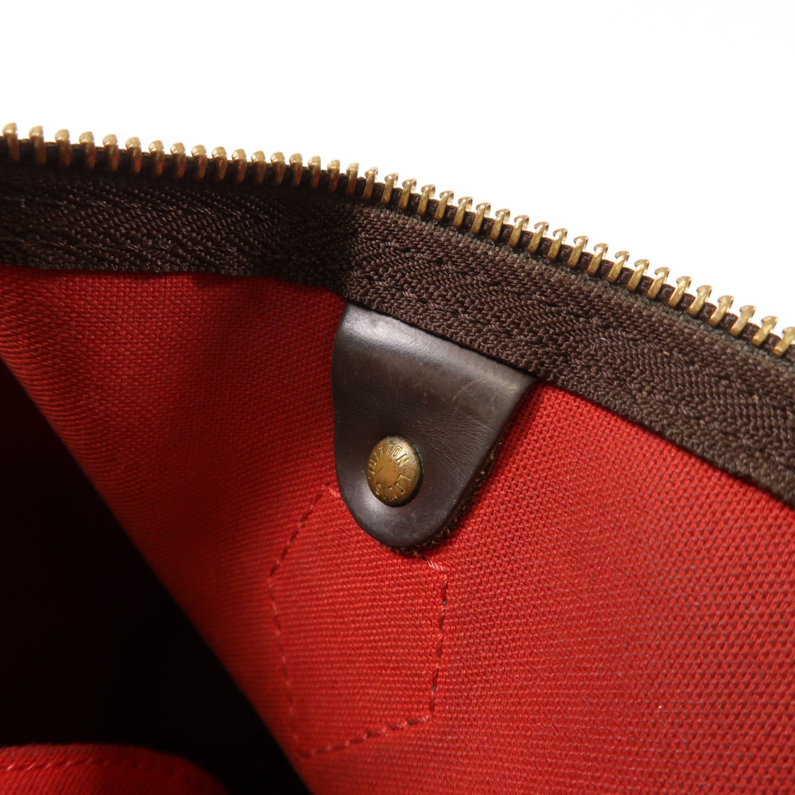 LOUIS VUITTON LV GHW Speedy 30 Handbag Damier M41531 Brown