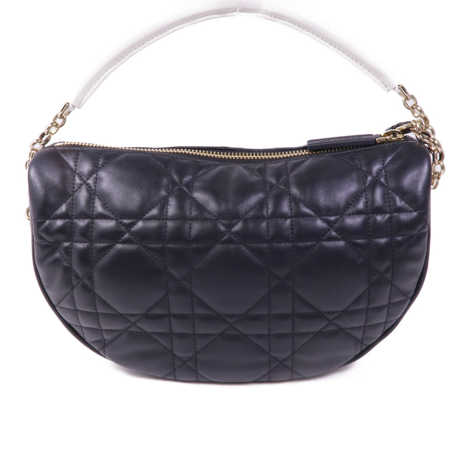 Dior 牛皮皮革Hobo Bag金扣手挽肩背兩用袋