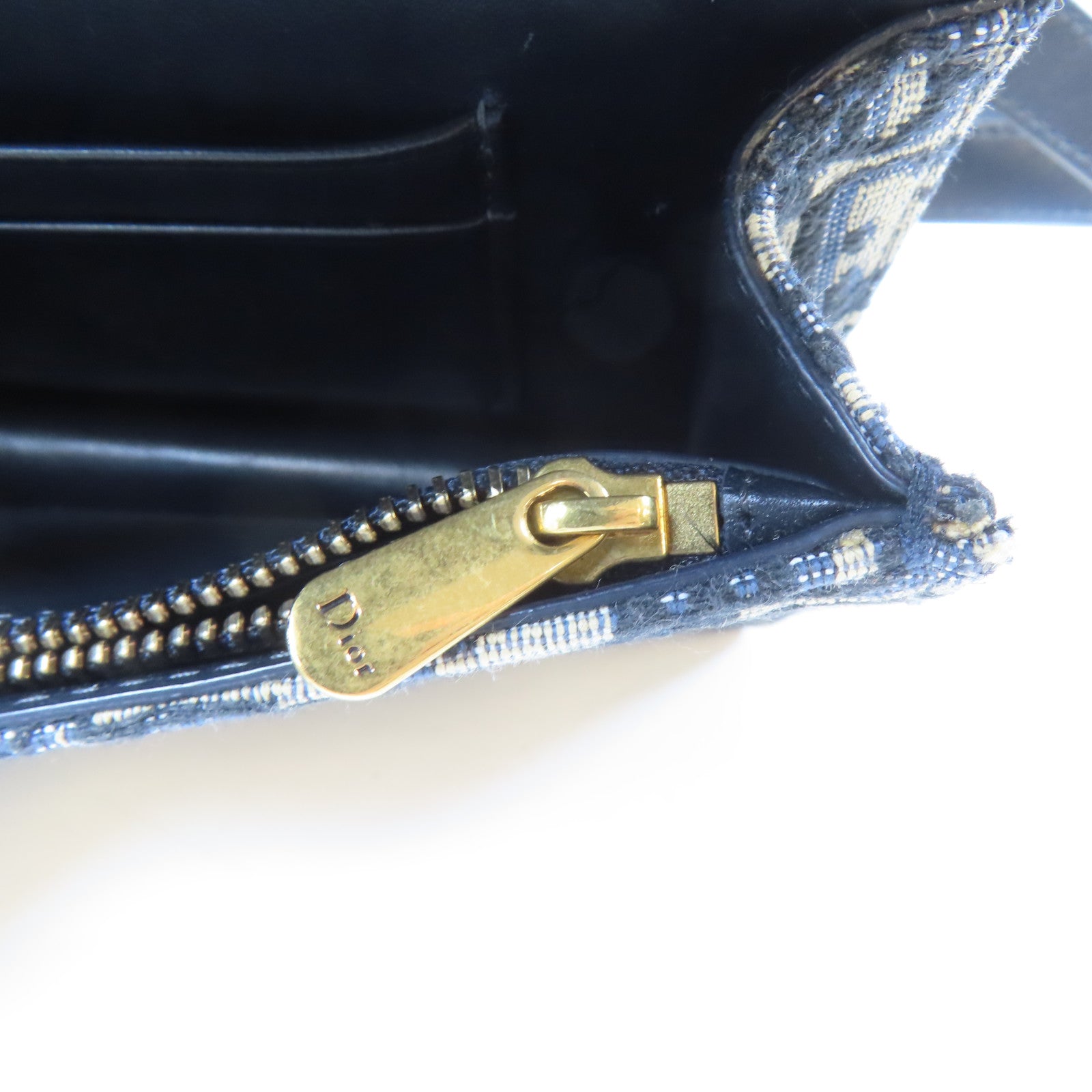Dior 帆布Waist Bag金扣腰包藍色
