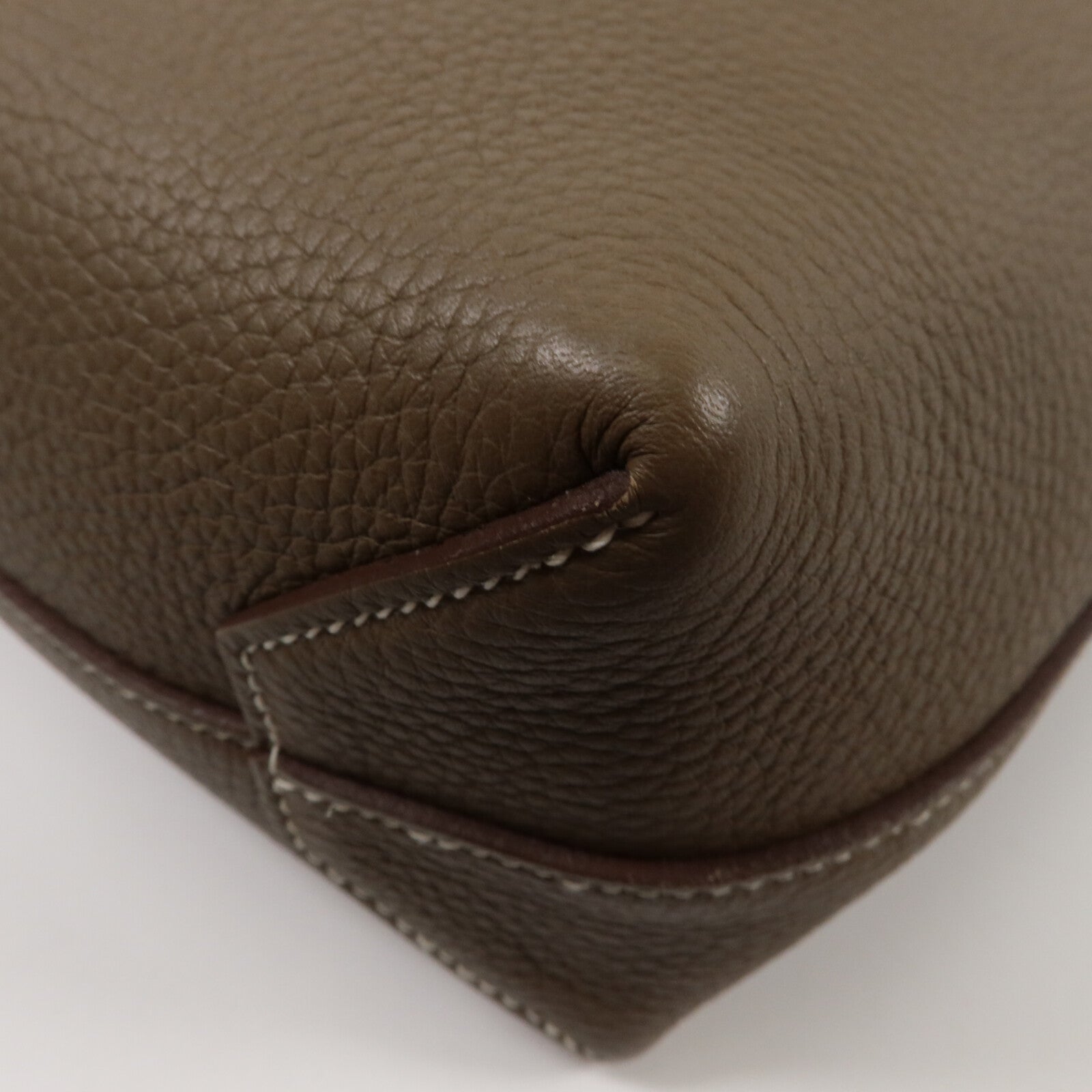 HERMES Clemence皮革Cabasellier 31肩背袋Etoupe