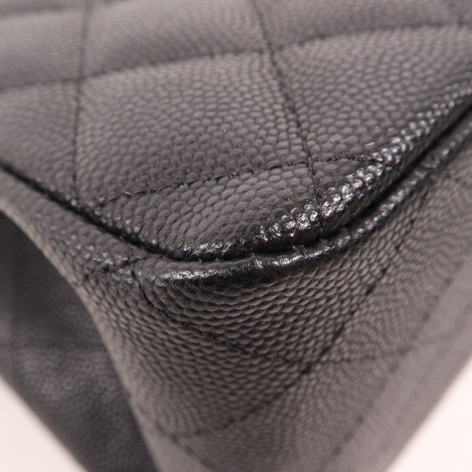 CHANEL 牛皮皮革Seasonal Mini Tote金扣鏈帶肩背袋