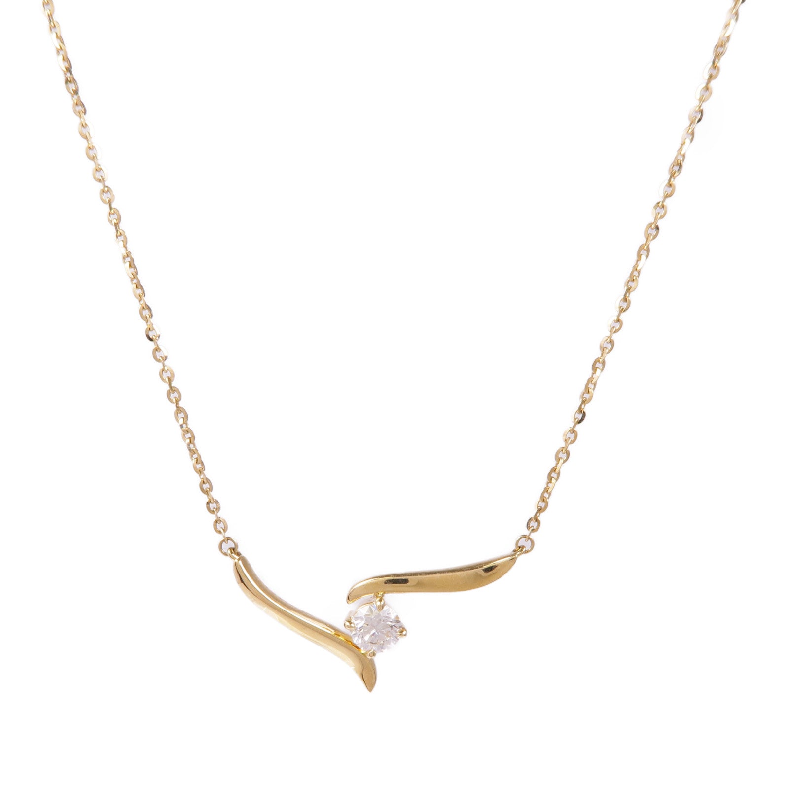 JEWELRY 【激減優惠】18K黃金Diamond Necklace鑽石項鍊