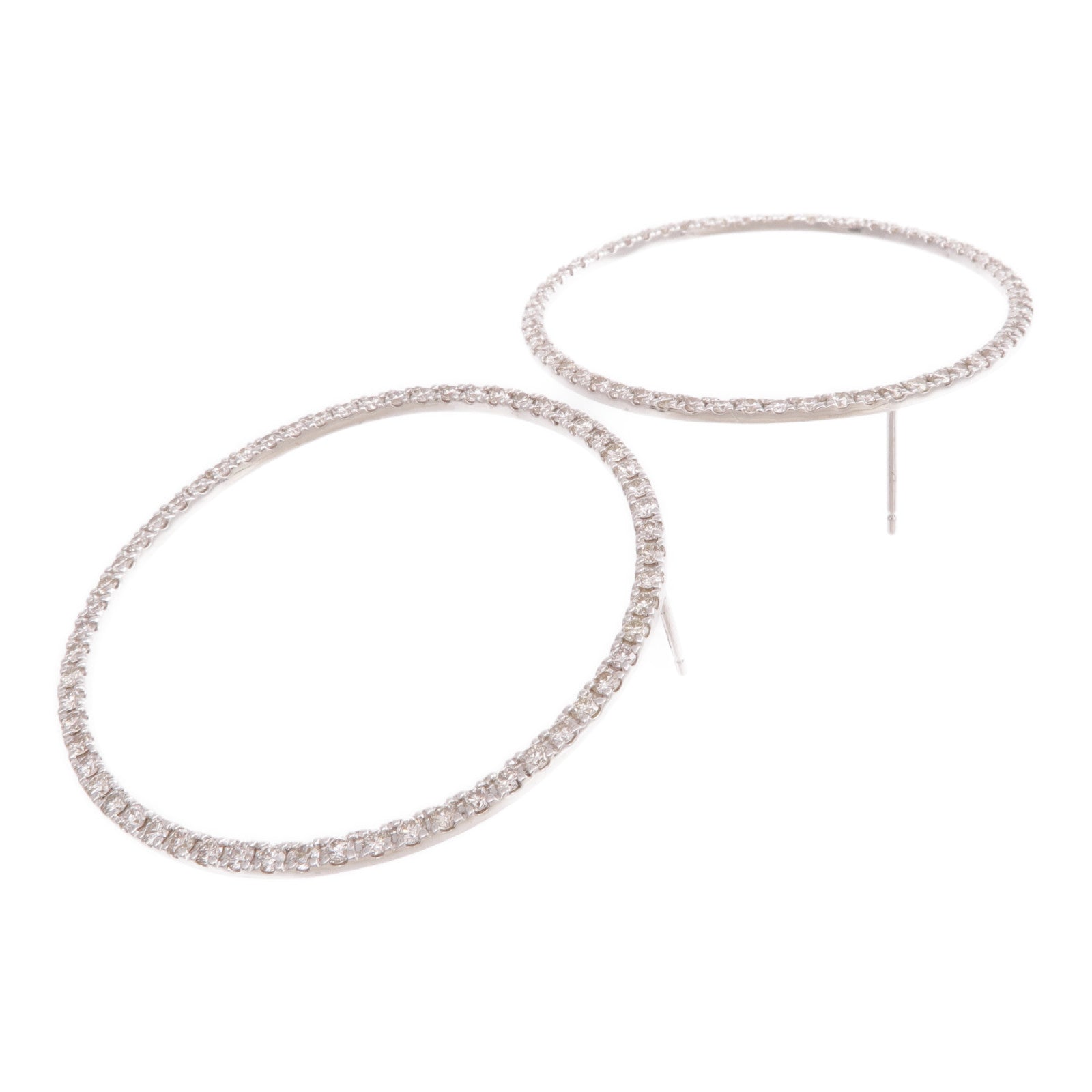 JEWELRY 18K白金Diamond Earrings鑽石耳環