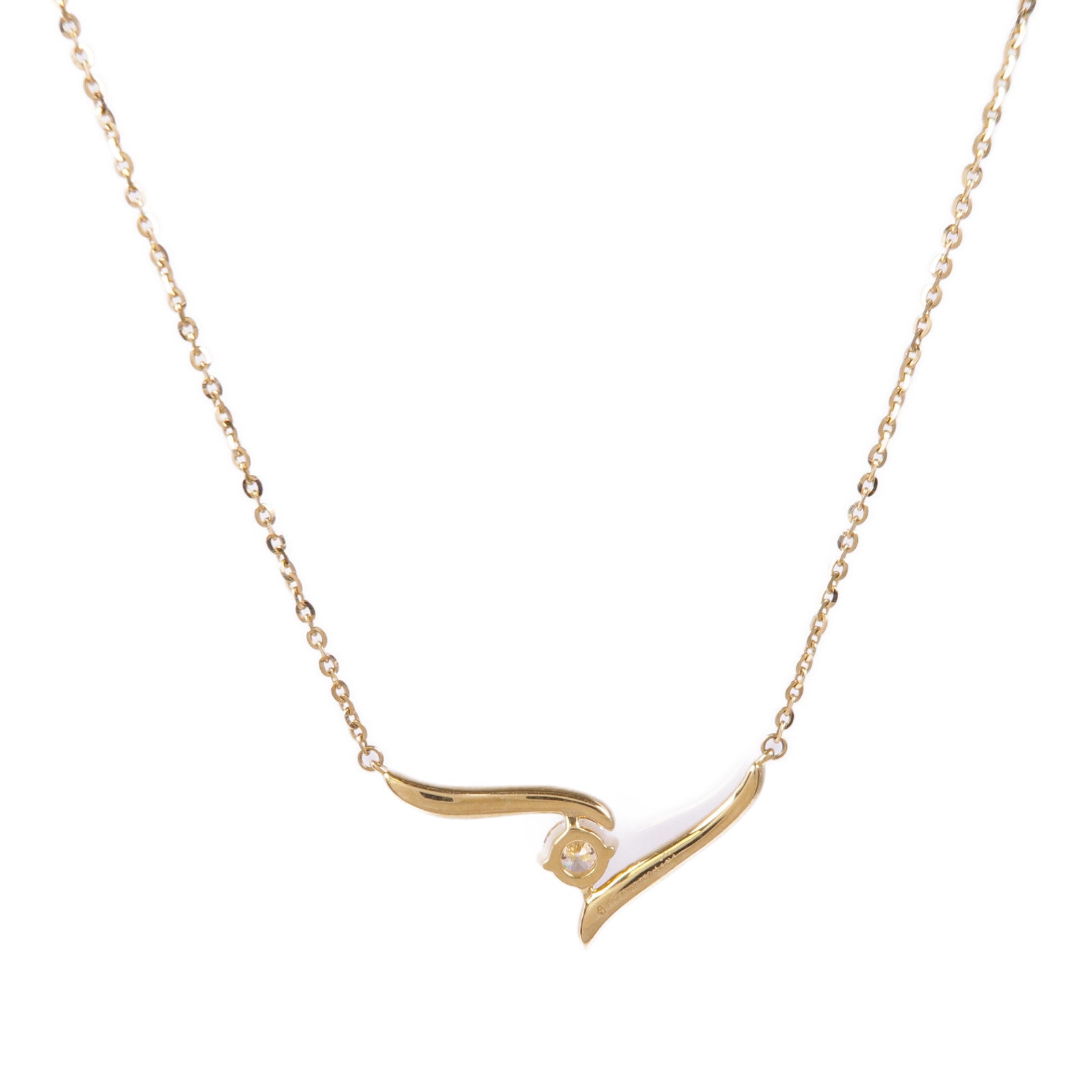 JEWELRY 【激減優惠】18K黃金Diamond Necklace鑽石項鍊