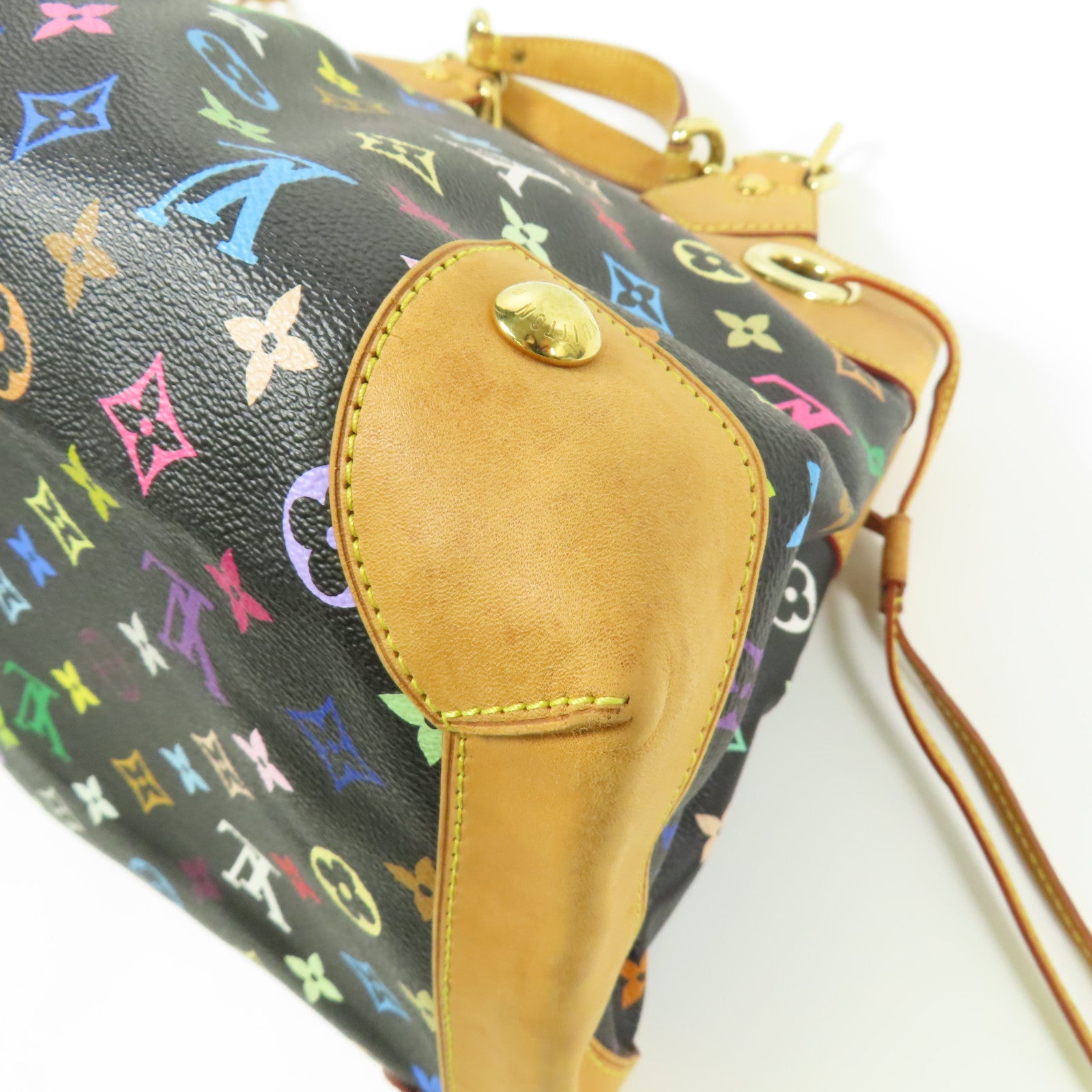 LOUIS VUITTON LV GHW Ursula Shoulder Bag M40124 Monogram Multicolore Black