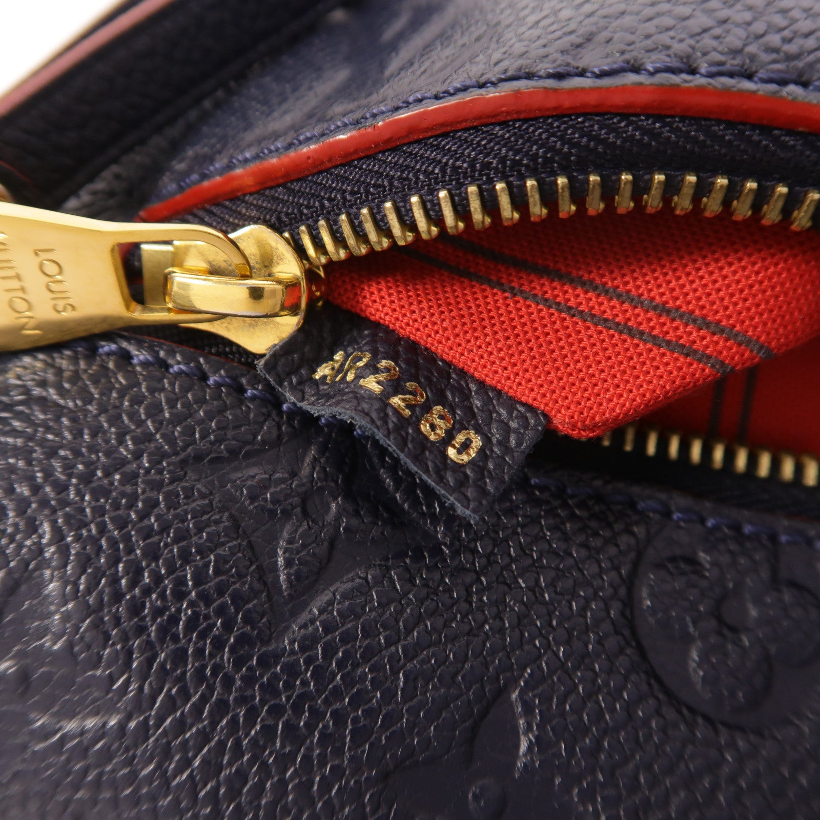 LOUIS VUITTON Monogram Empreinte Pochette Metis金扣手挽肩背兩用袋