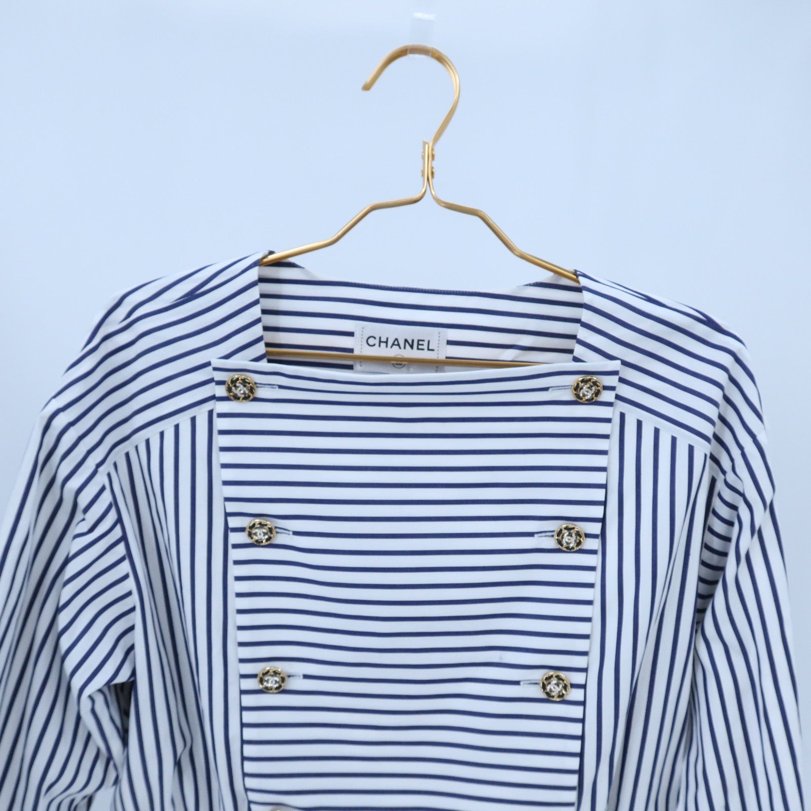 CHANEL Cotton Coco Button P72 Blouse上衣