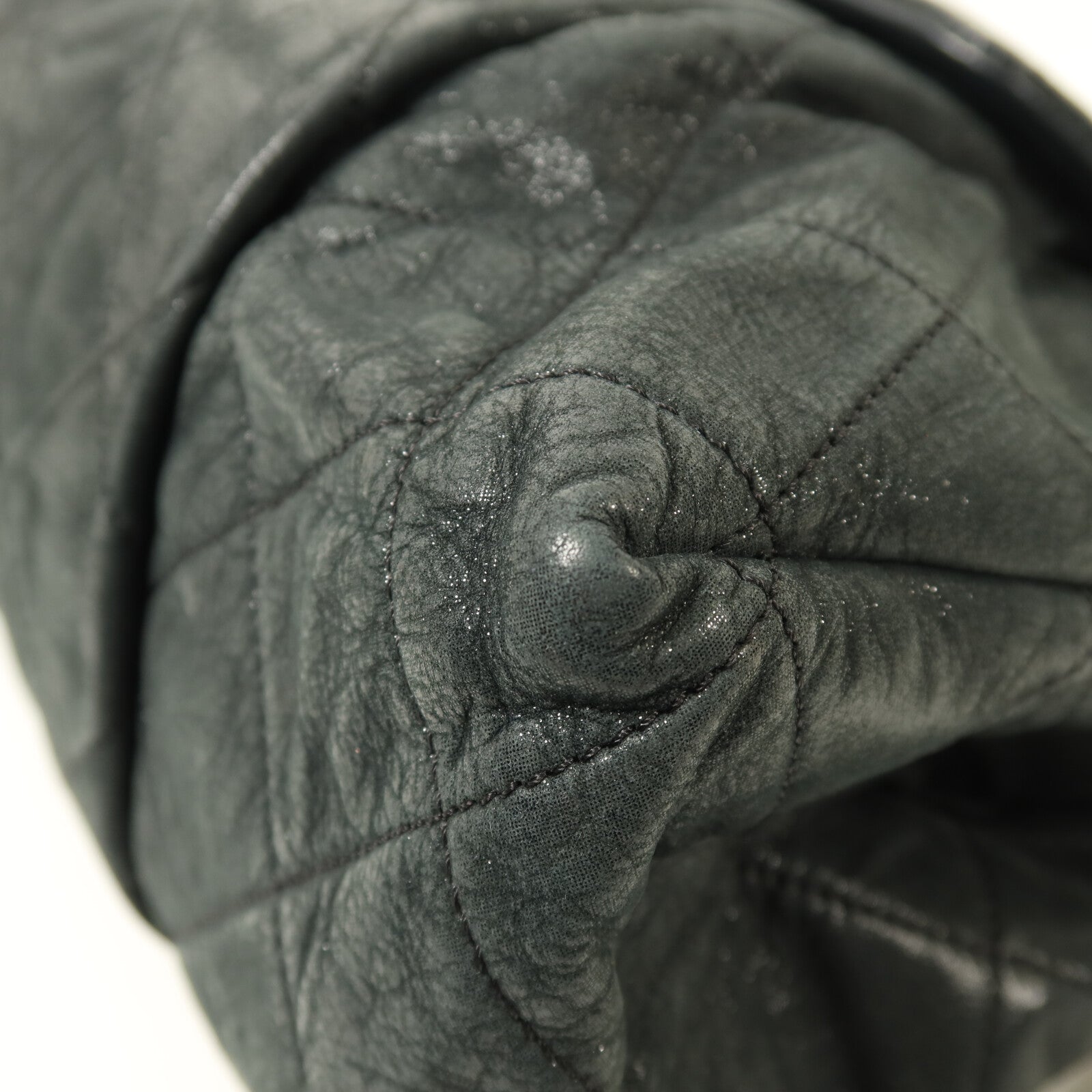 CHANEL 牛皮皮革Chain Shoulder金扣鏈帶肩背袋