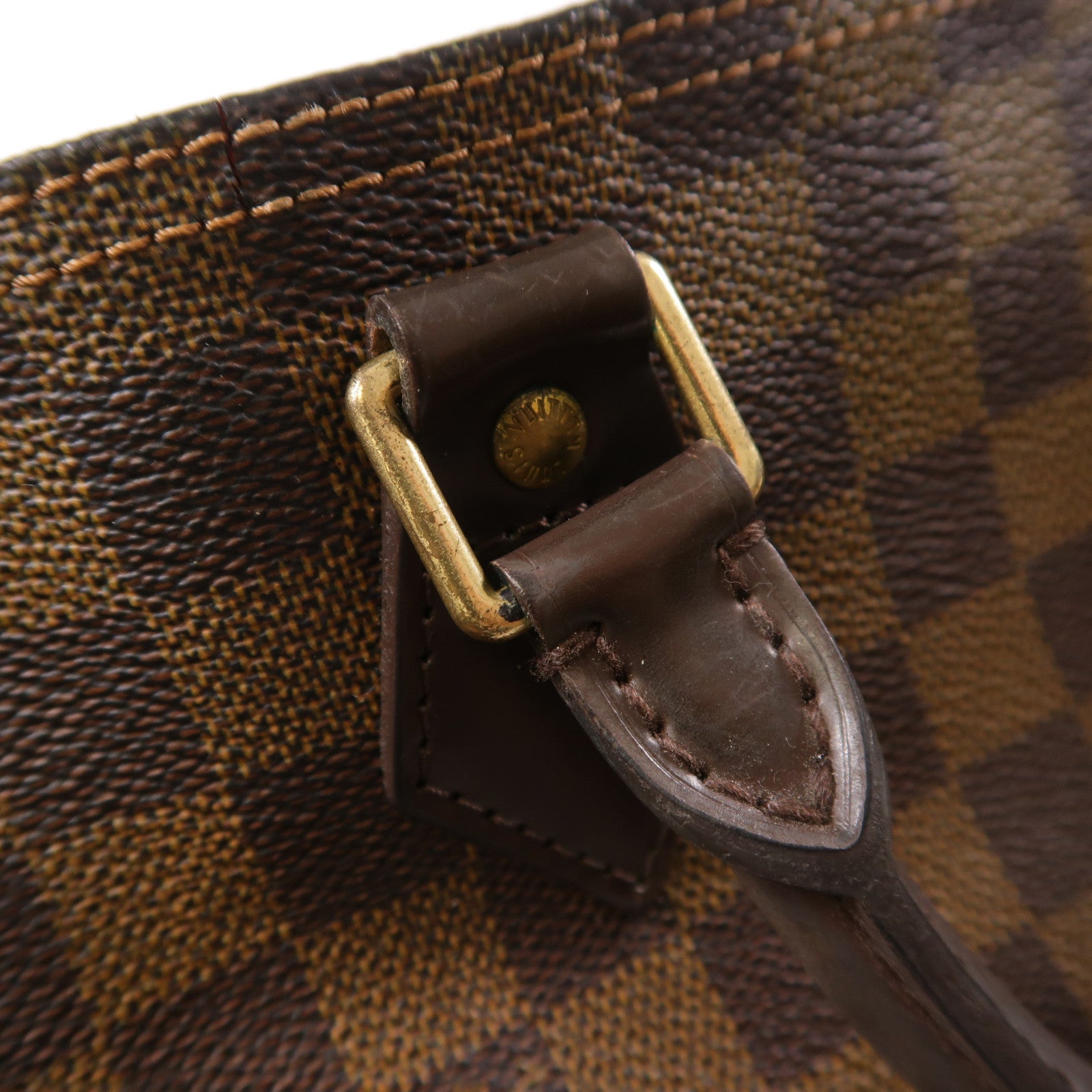LOUIS VUITTON LV GHW Speedy 30 Handbag Damier M41531 Brown