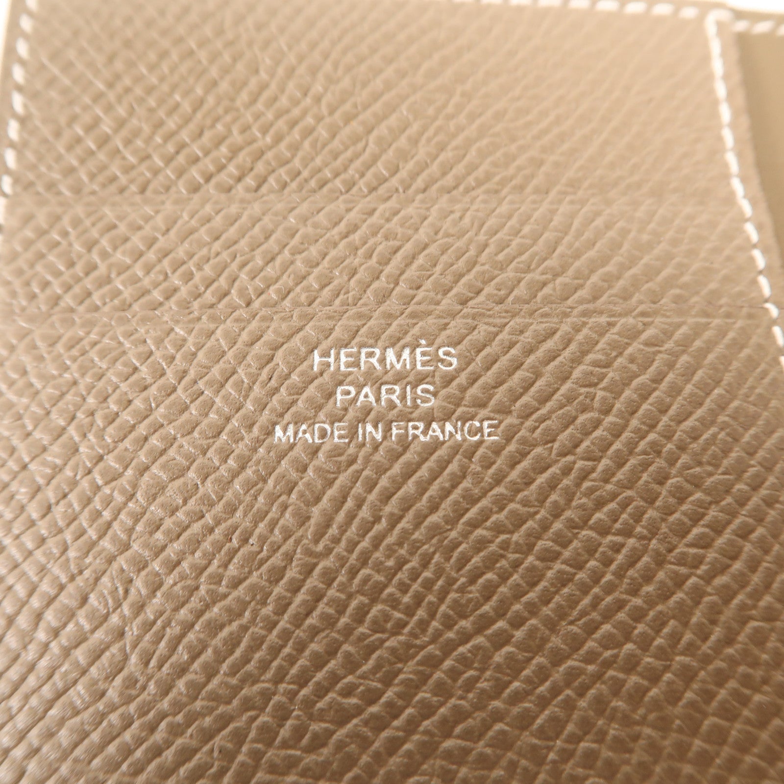 HERMES Epsom皮革MC2 Euclide Card Holder卡片套Etoupe