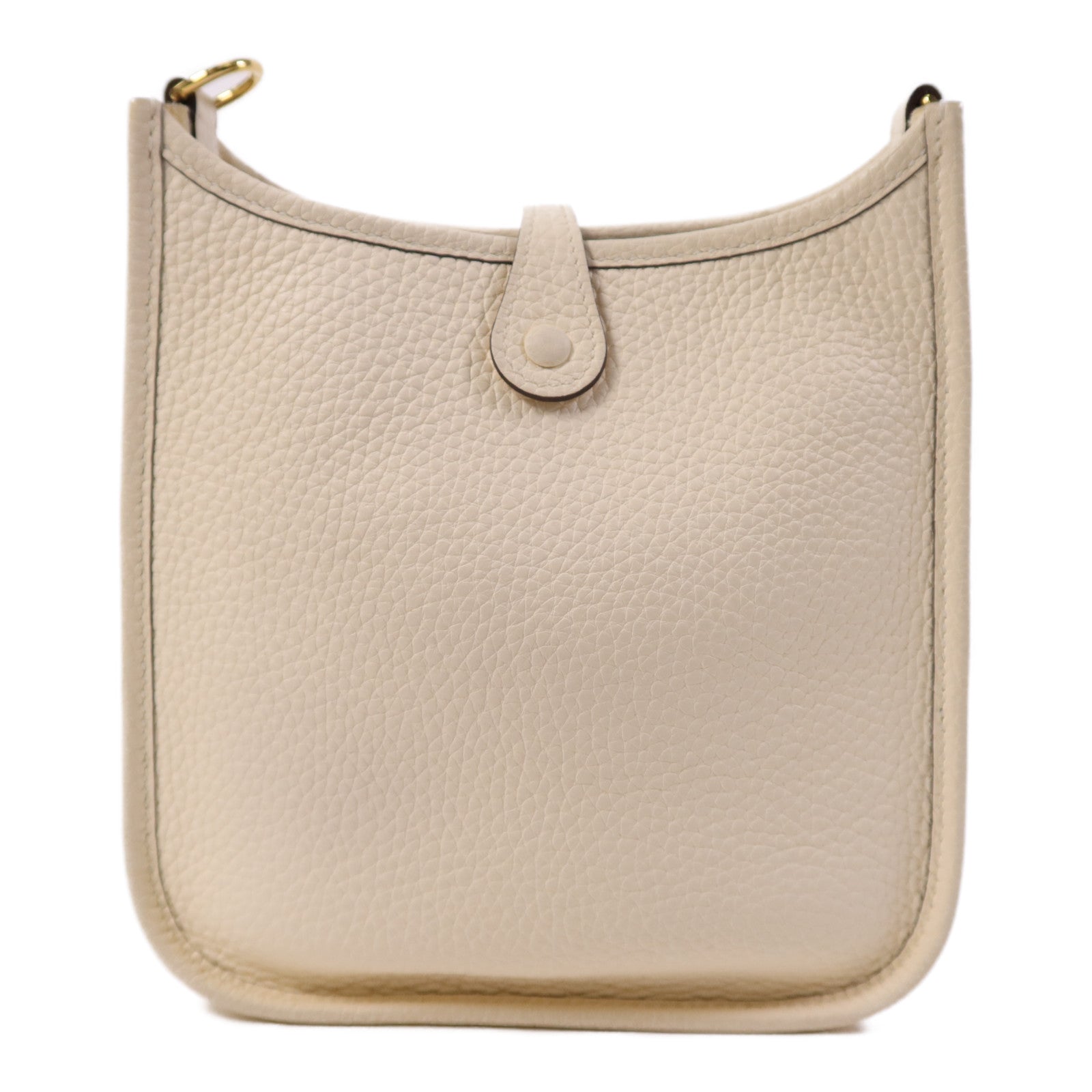 HERMES Clemence皮革Evelyne TPM金扣肩背袋Nata