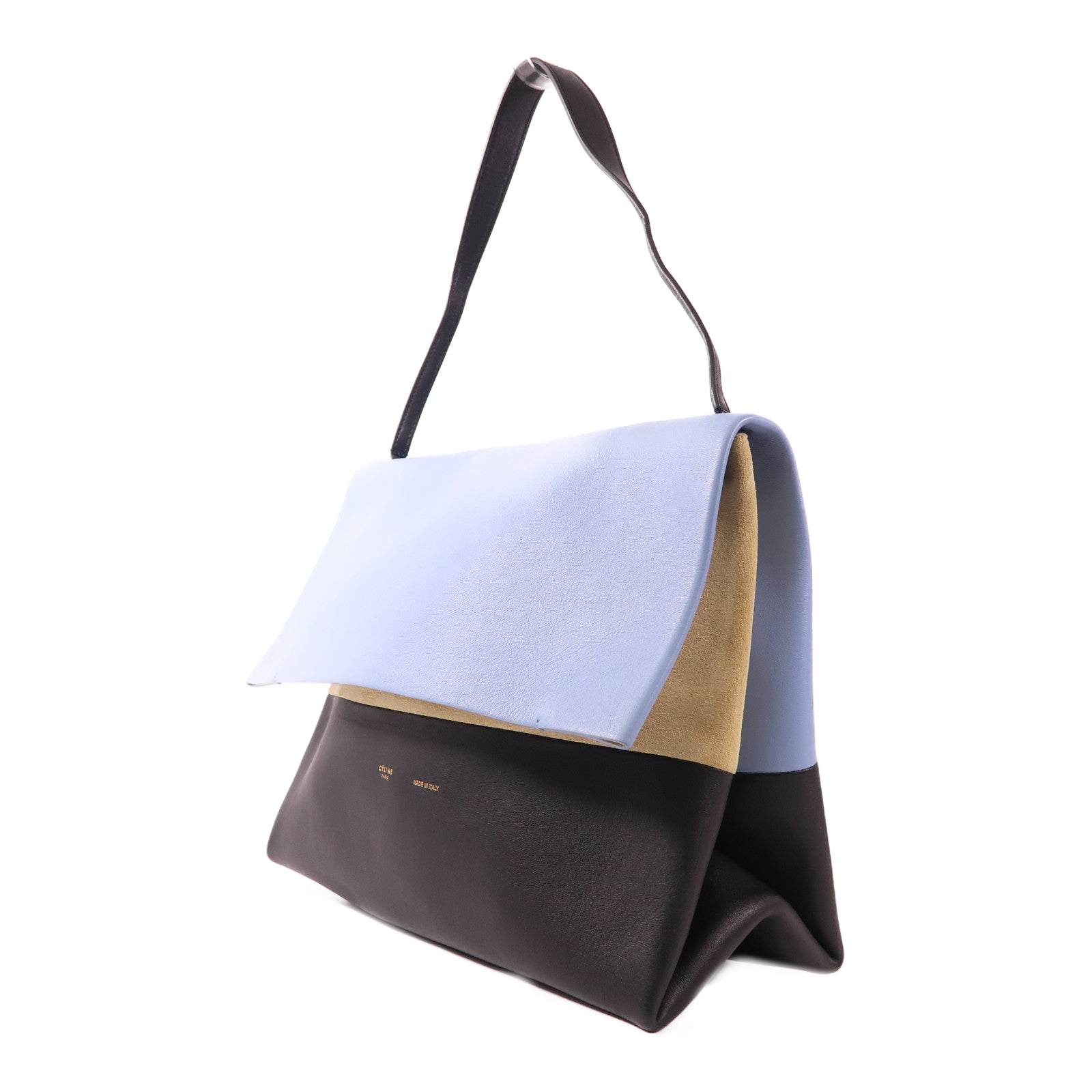 CELINE 【激減優惠】牛皮皮革All Soft銀扣肩背袋