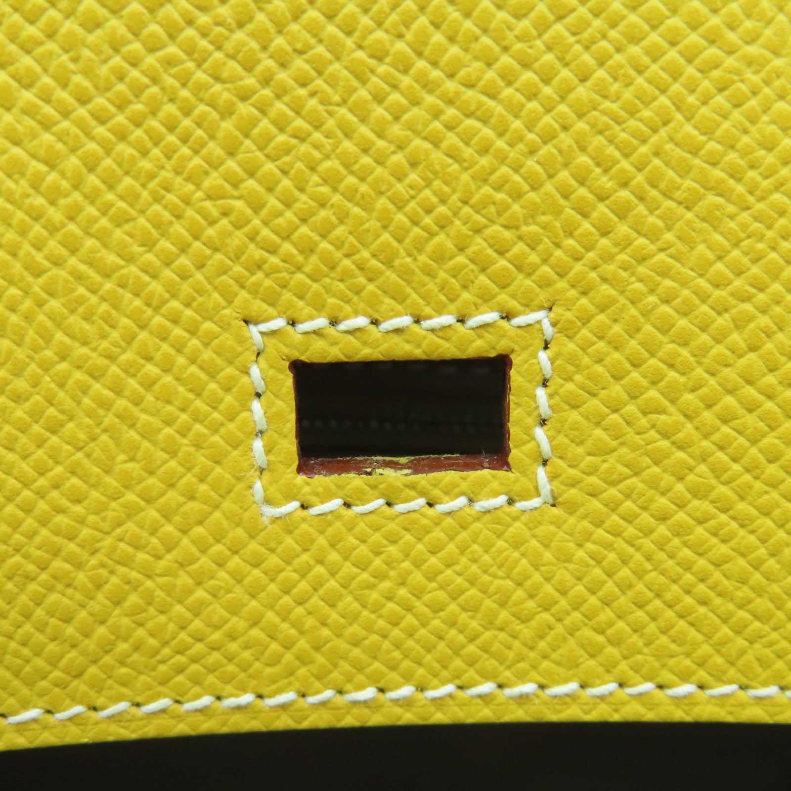 HERMES Epsom皮革Birkin 30銀扣手挽袋Moutarde芥末黃色