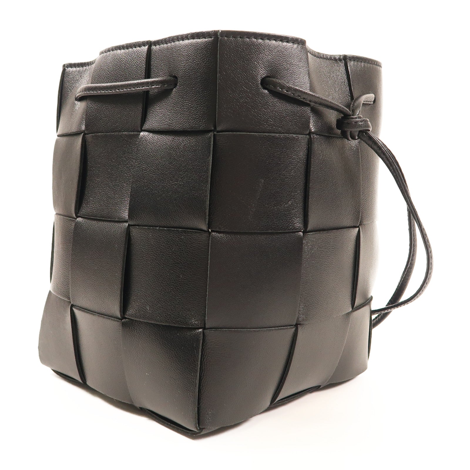 BOTTEGA VENETA 【激減優惠】牛皮皮革Cassette Small Bucket肩背袋