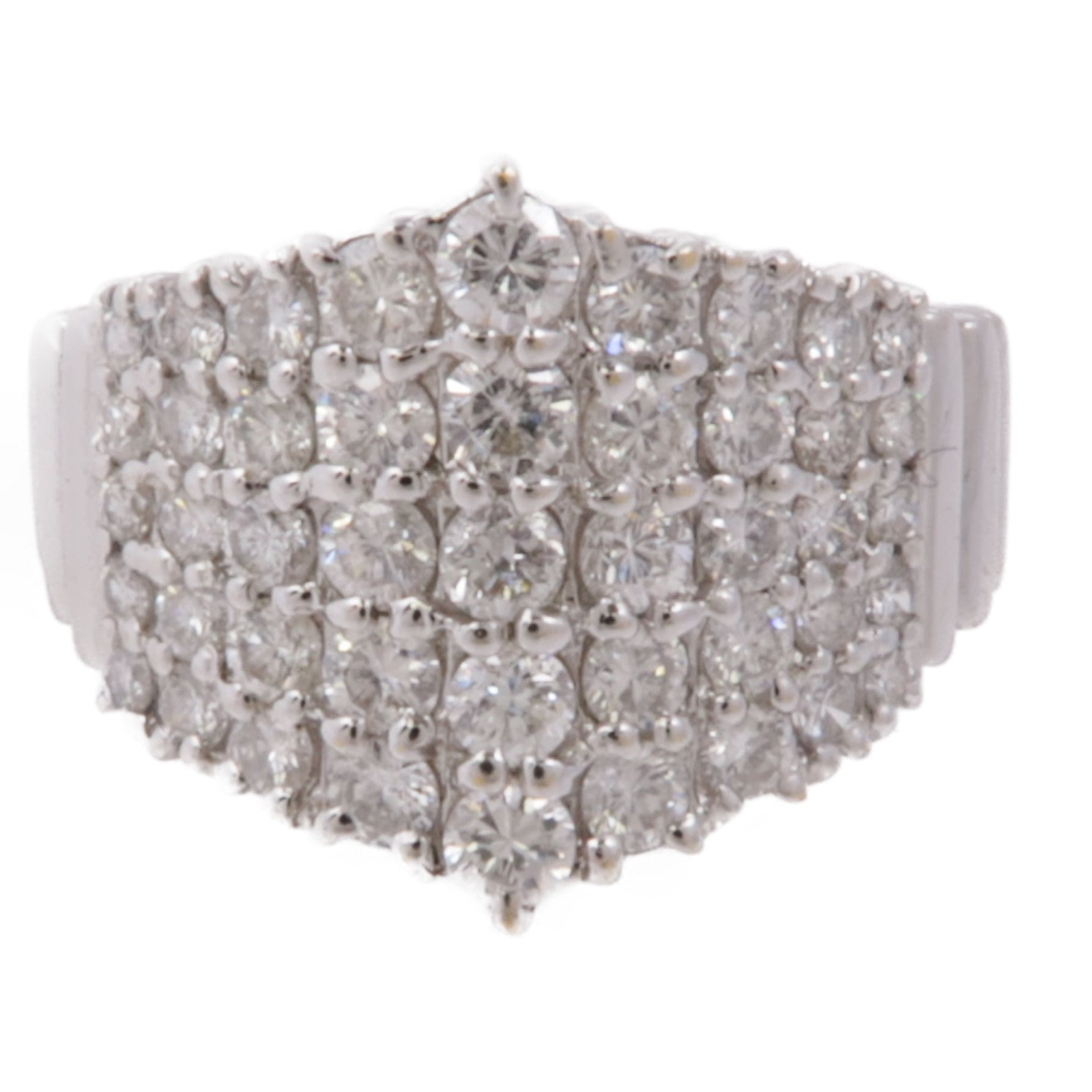 JEWELRY 【激減優惠】18K白金Diamond Ring鑽石戒指US#4.25