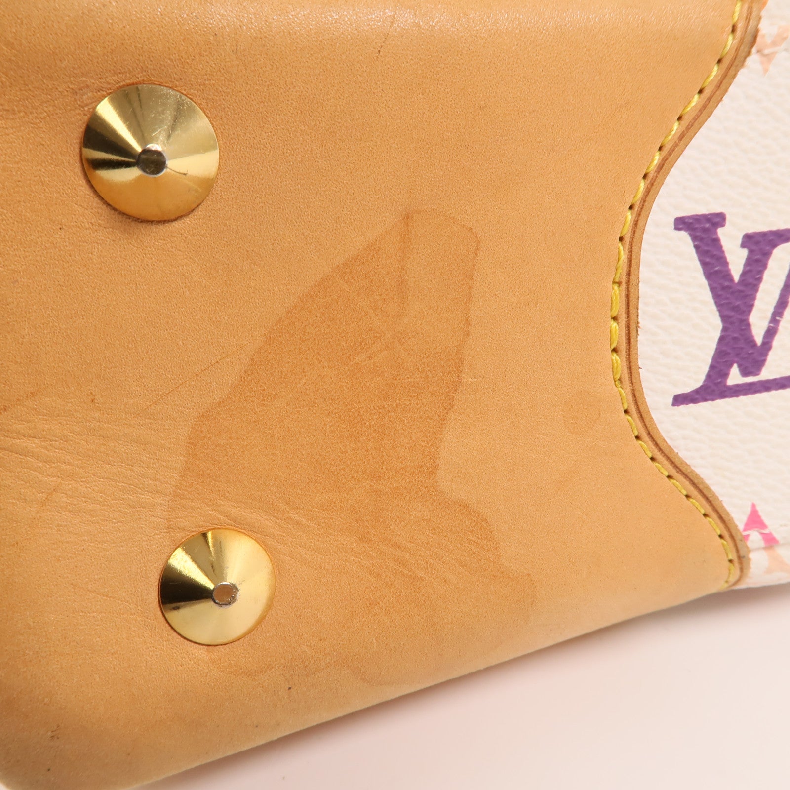 LOUIS VUITTON Monogram Multicolore Judy MM金扣鏈帶手挽肩背兩用袋