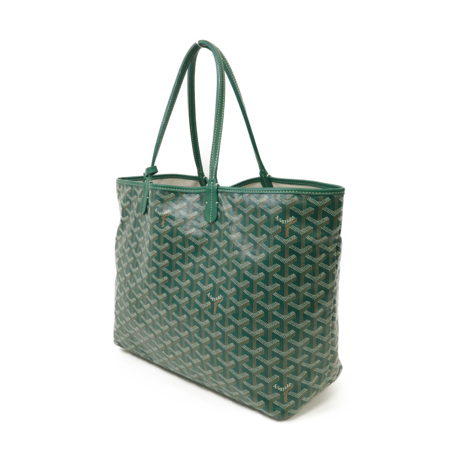 GOYARD 塗層帆布Saint Louis肩背袋綠色