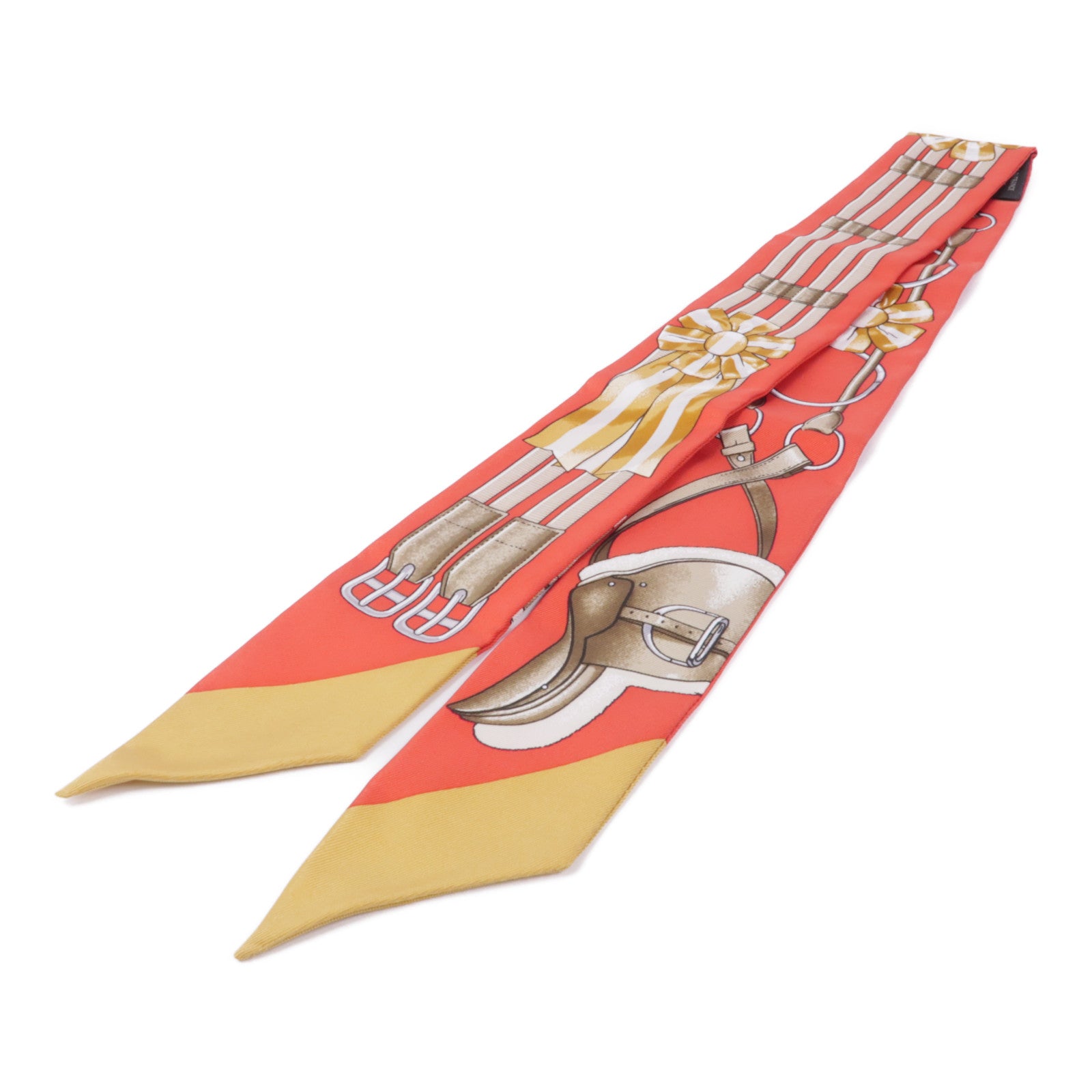 HERMES 【激減優惠】絲質Twilly絲巾