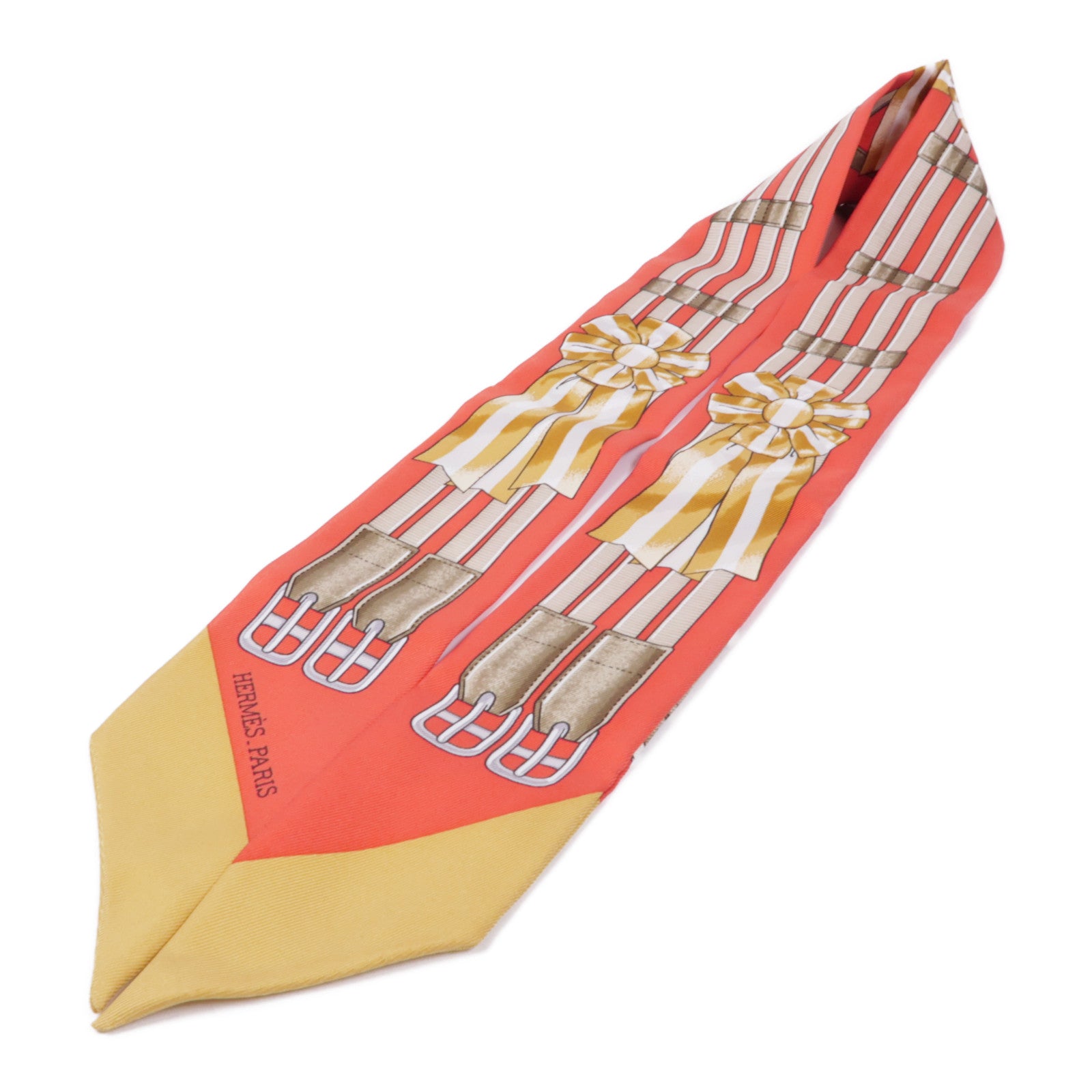 HERMES 【激減優惠】絲質Twilly絲巾